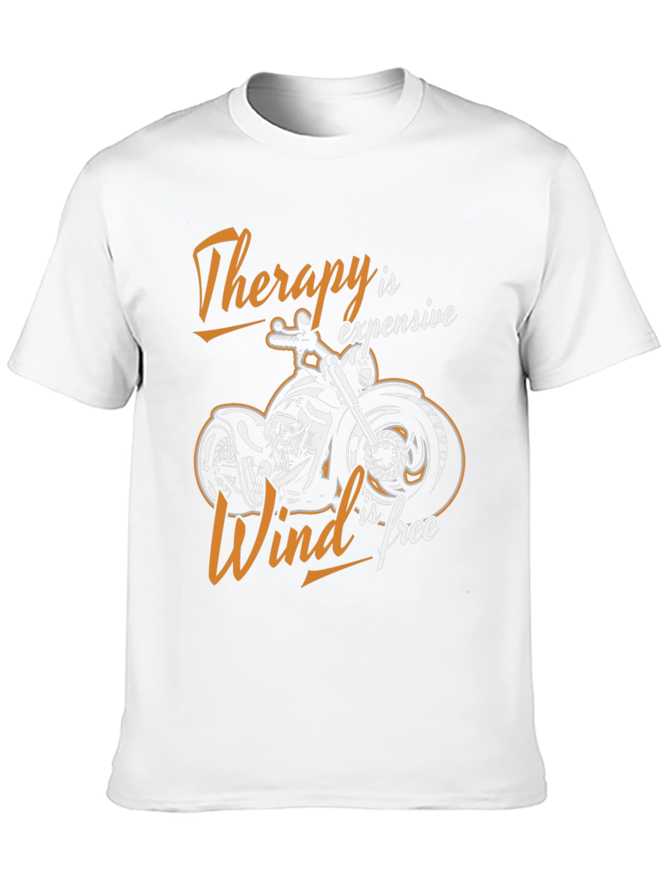 Therapy is Expensive Wind is Free Biker T-Shirt