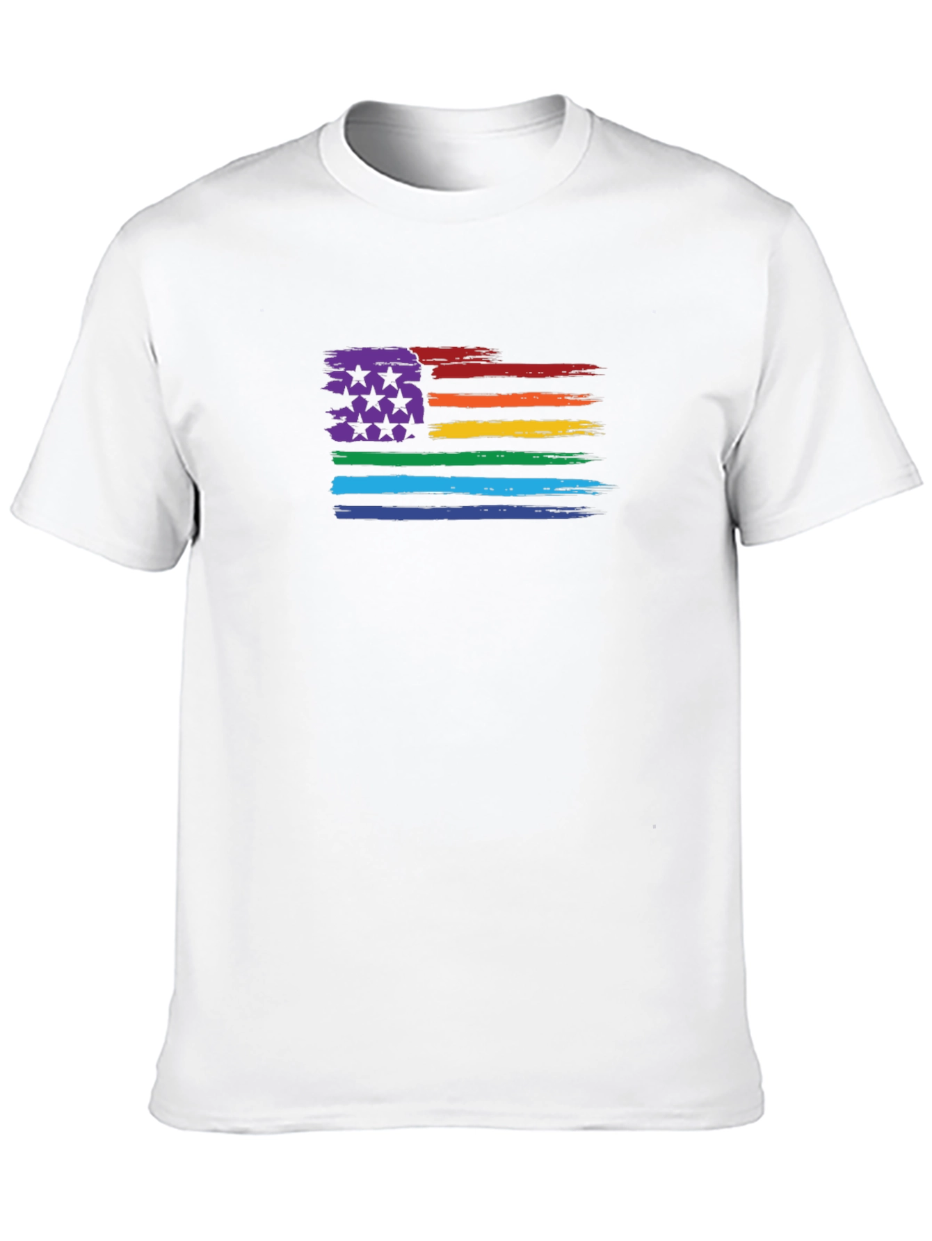 LGBT Pride Flag T-Shirt - Unisex Black Tee