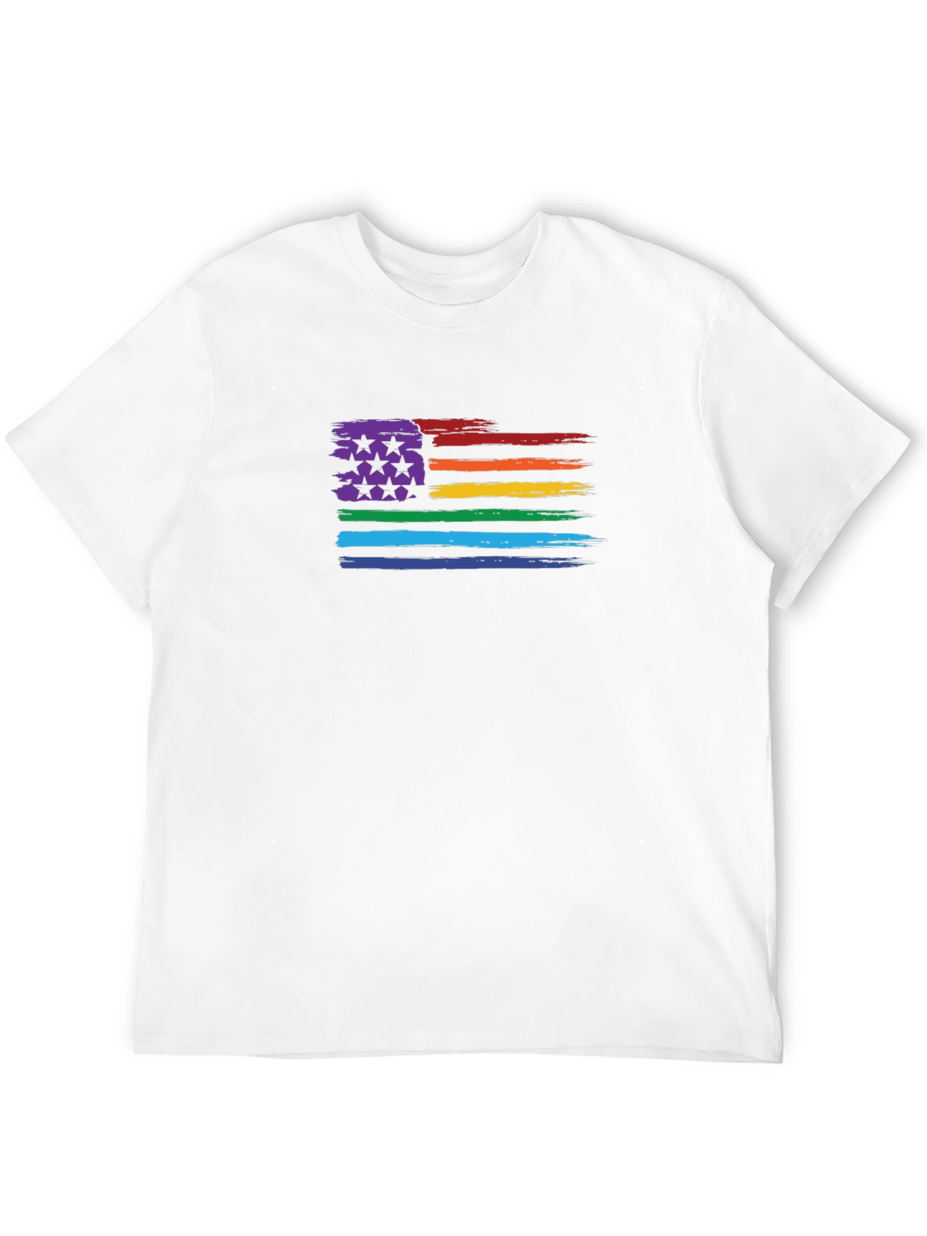 LGBT Pride Flag T-Shirt - Unisex Black Tee