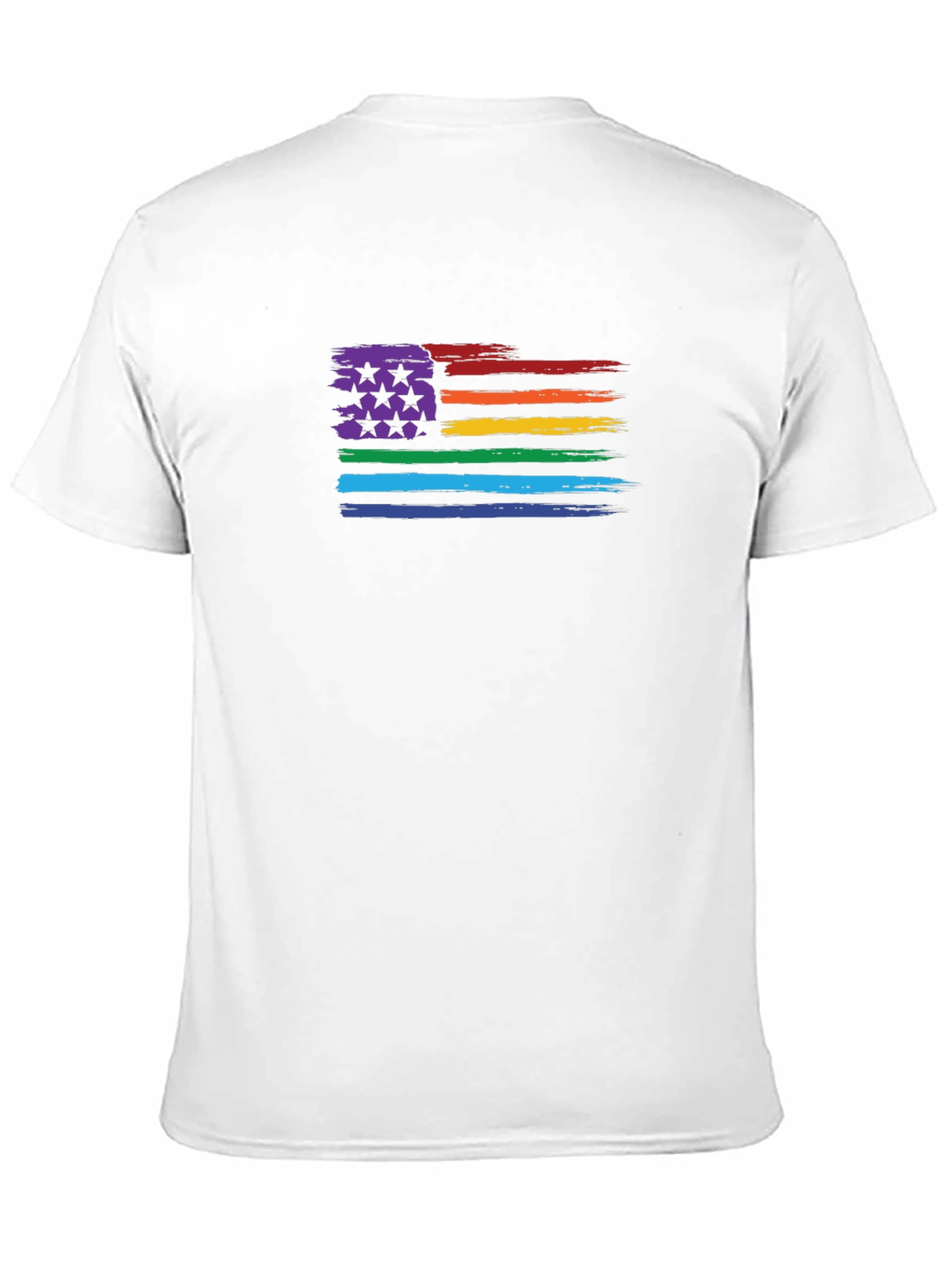 LGBT Pride Flag T-Shirt - Unisex Black Tee