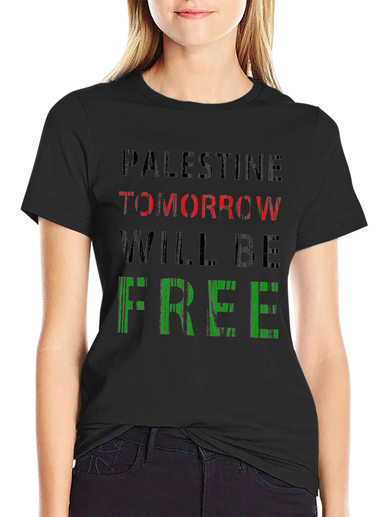 Palestine Will Be Free T-Shirt - Black