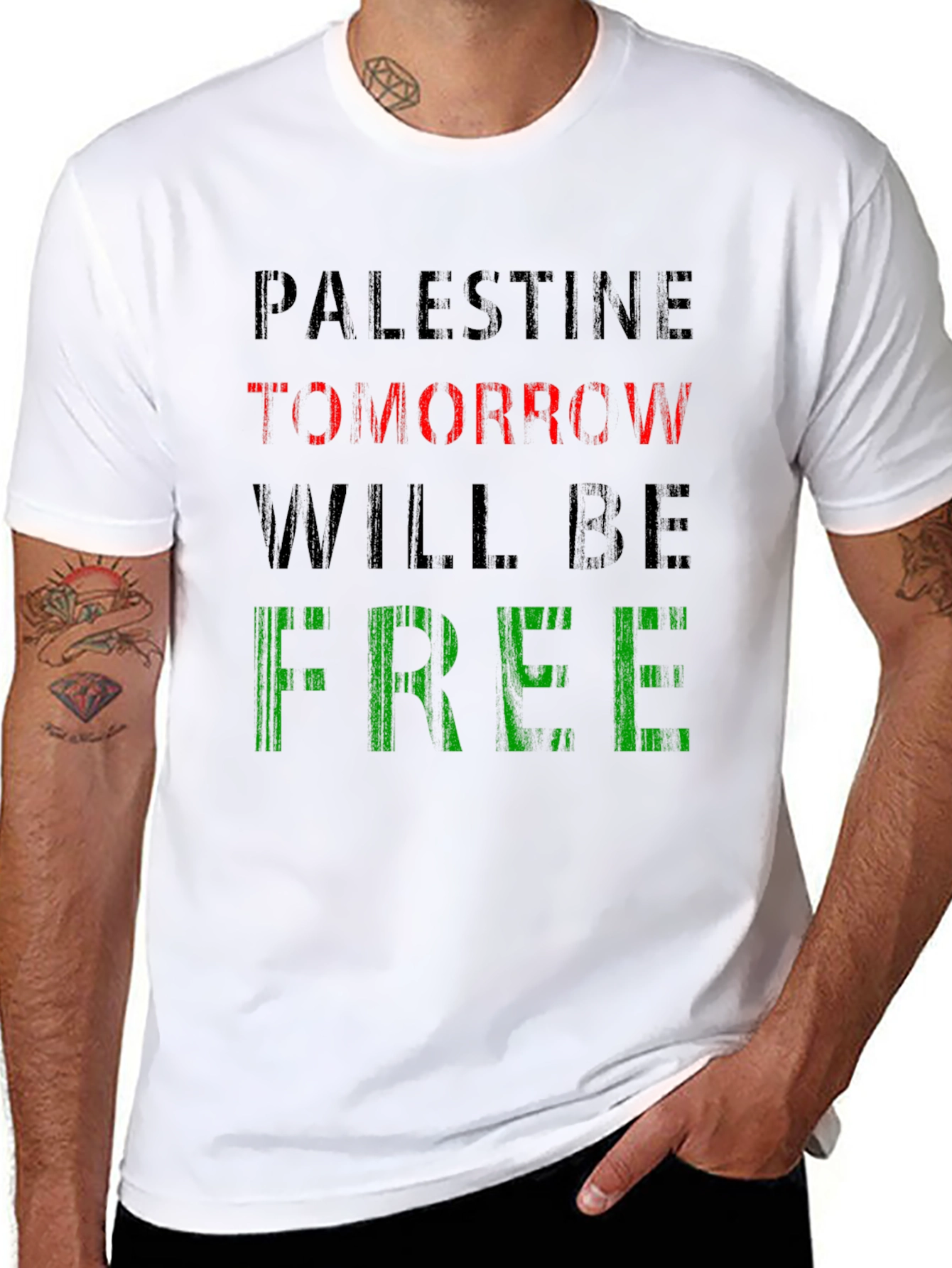 Palestine Will Be Free T-Shirt - Black