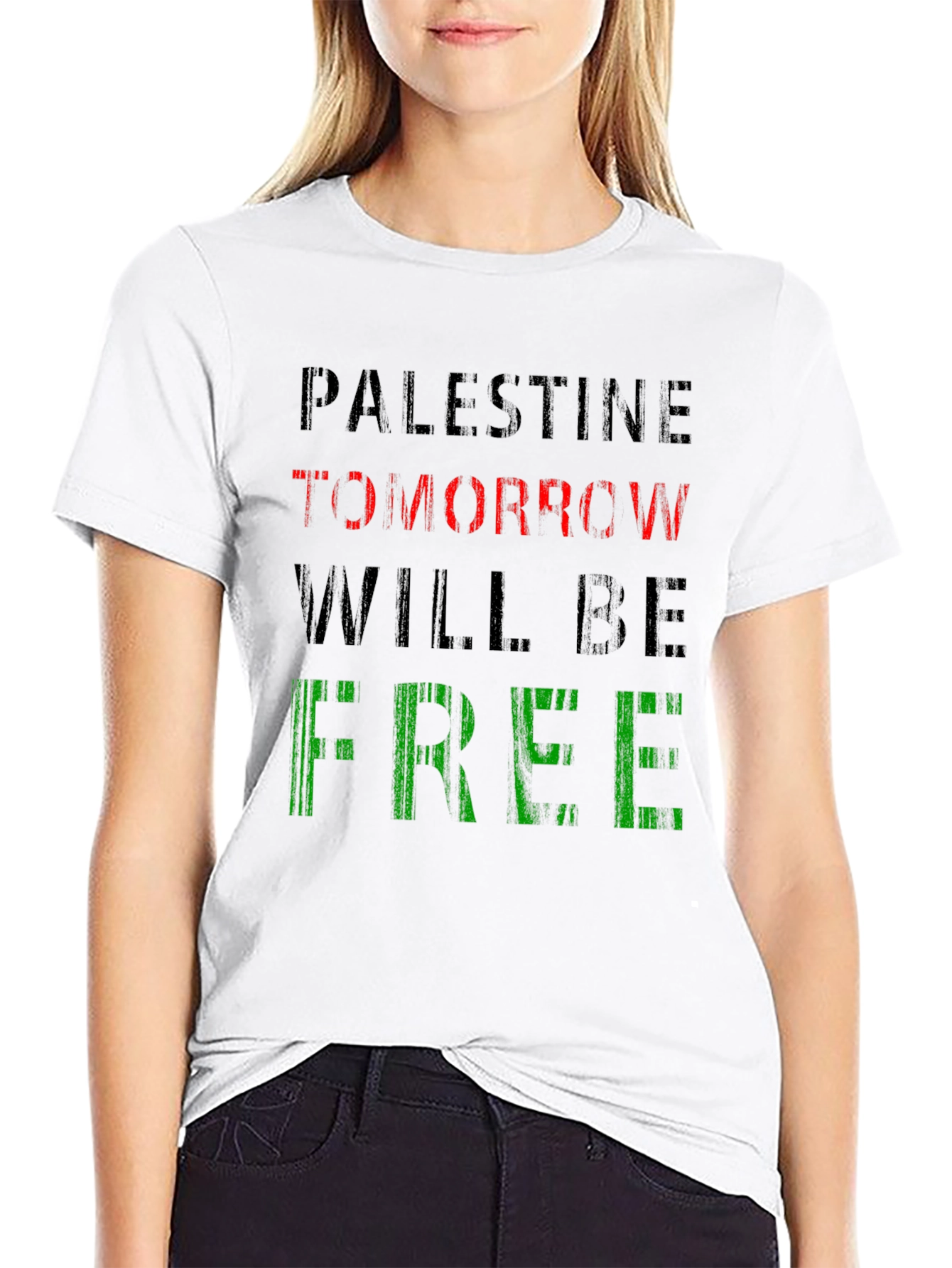Palestine Will Be Free T-Shirt - Black
