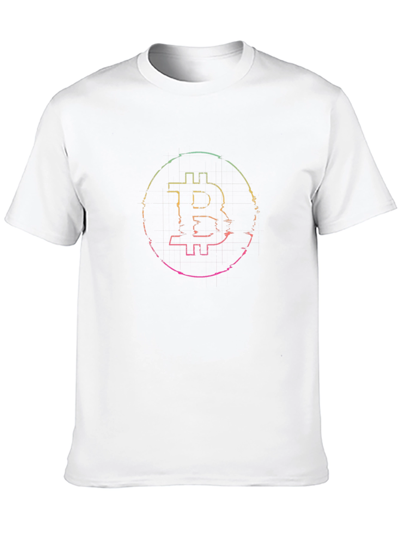 Bitcoin Logo Mens T-Shirt - Black