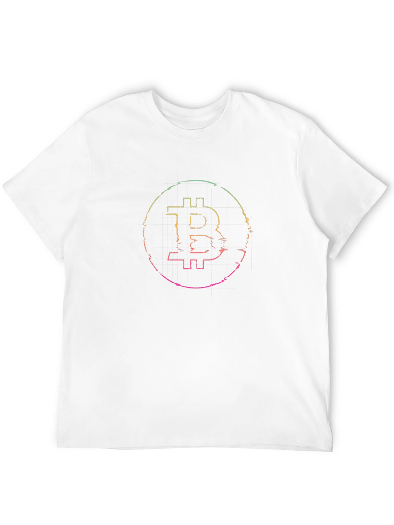 Bitcoin Logo Mens T-Shirt - Black