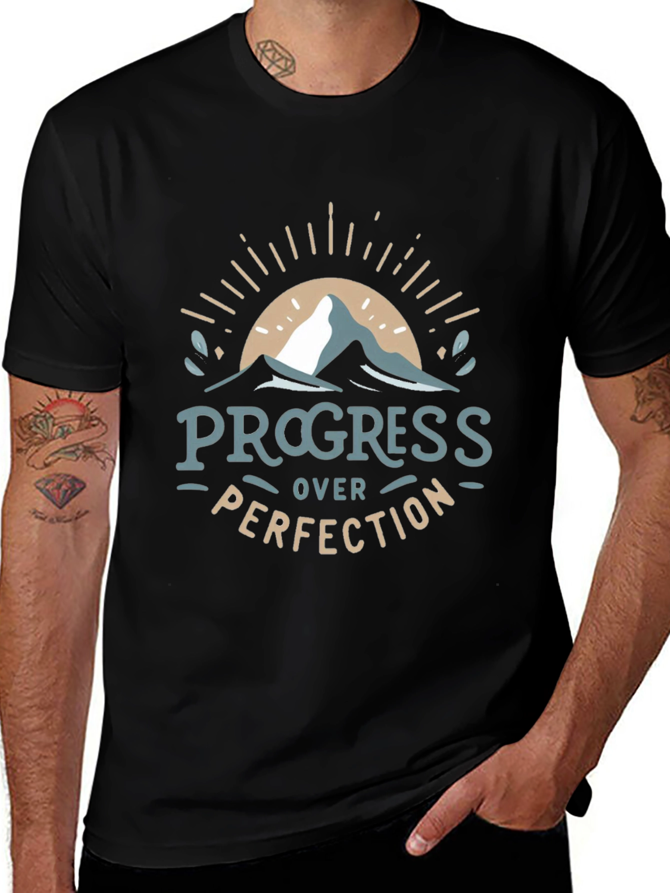 Progress Over Perfection Graphic Tee