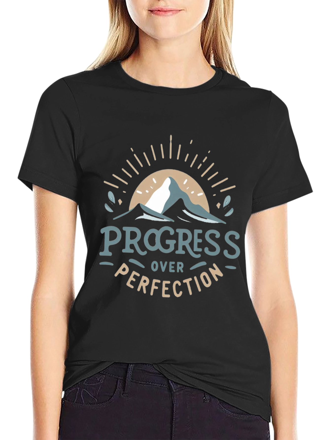 Progress Over Perfection Graphic Tee