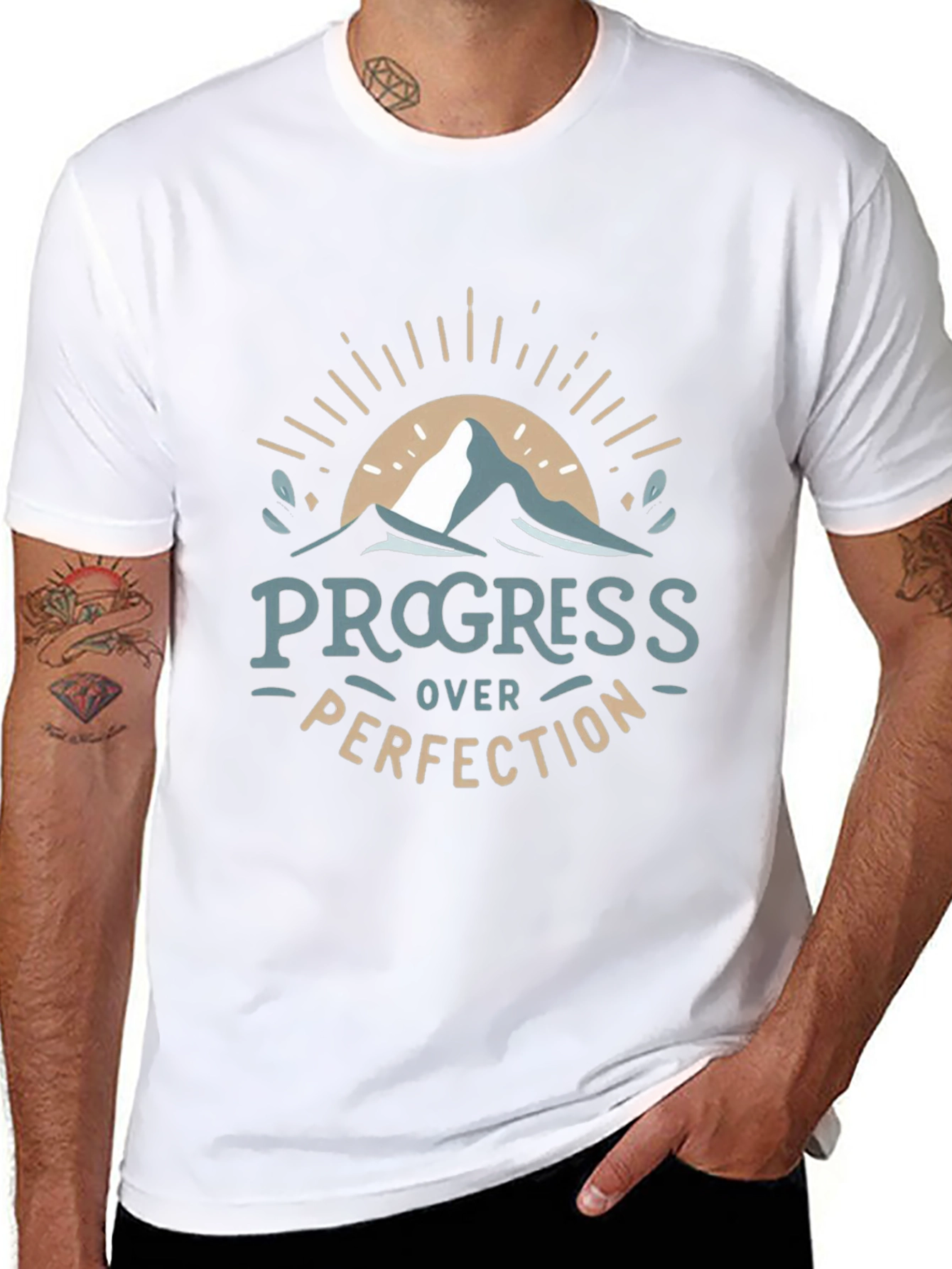 Progress Over Perfection Graphic Tee