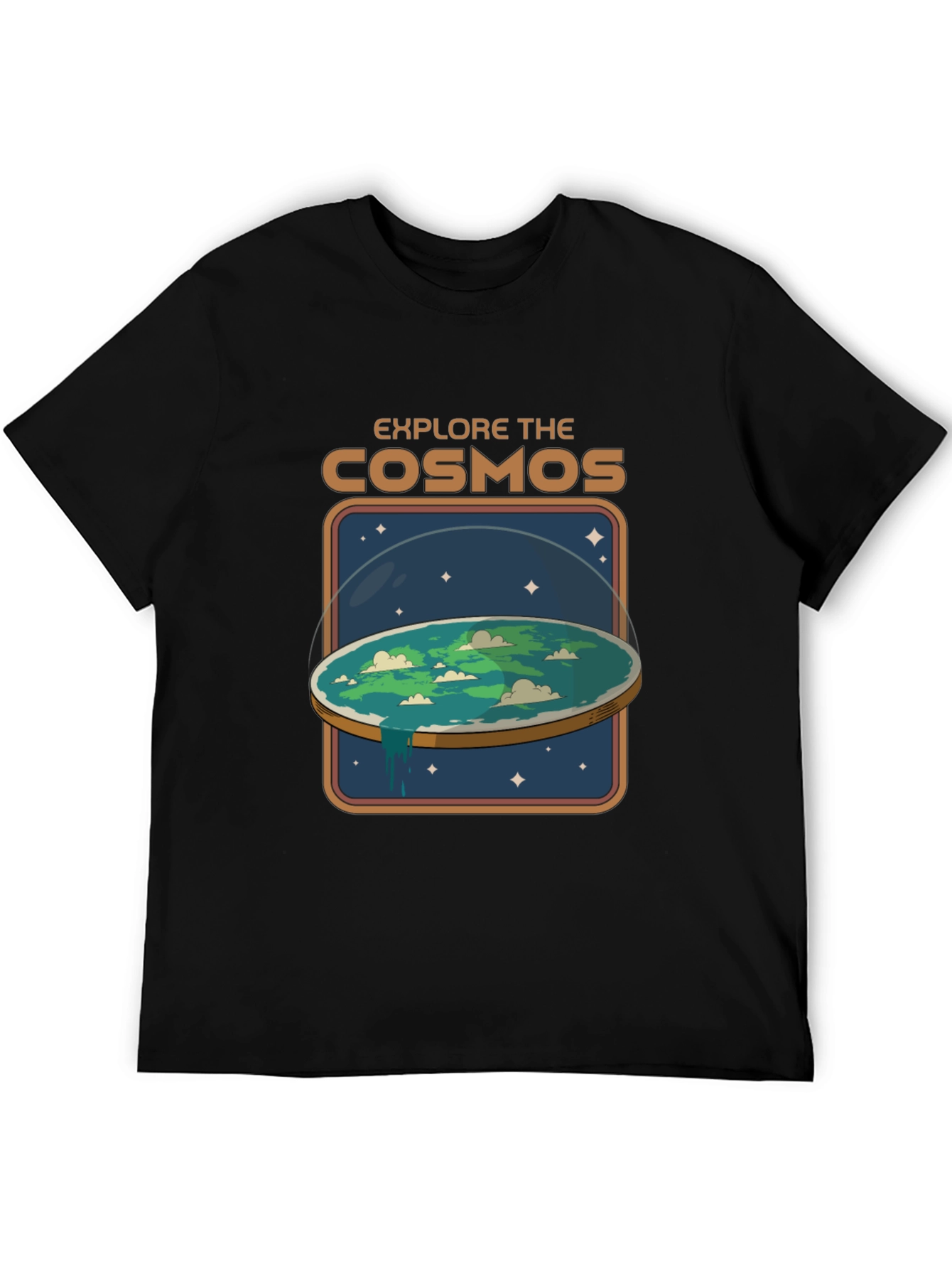 Explore The Cosmos Flat Earth T-Shirt