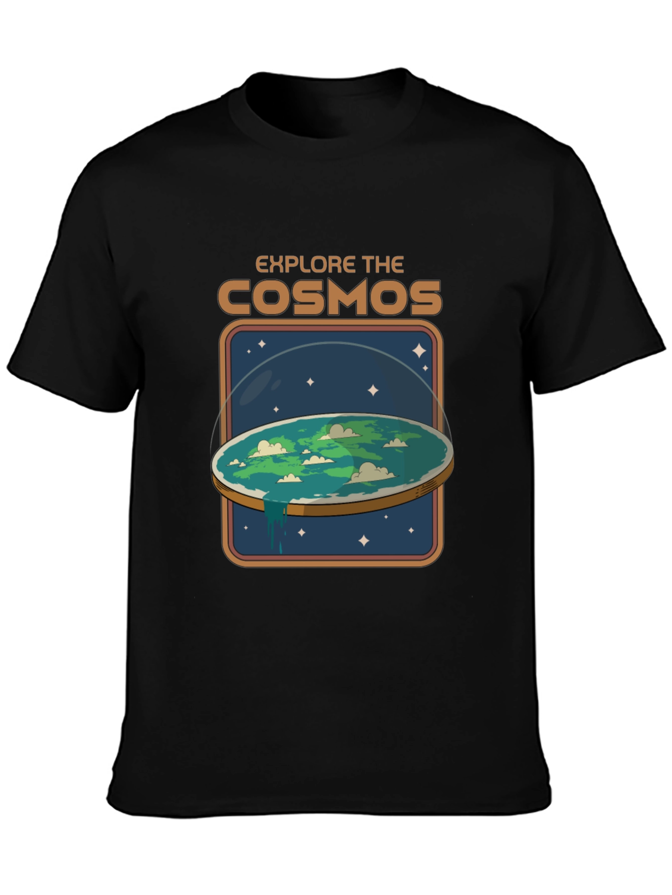 Explore The Cosmos Flat Earth T-Shirt
