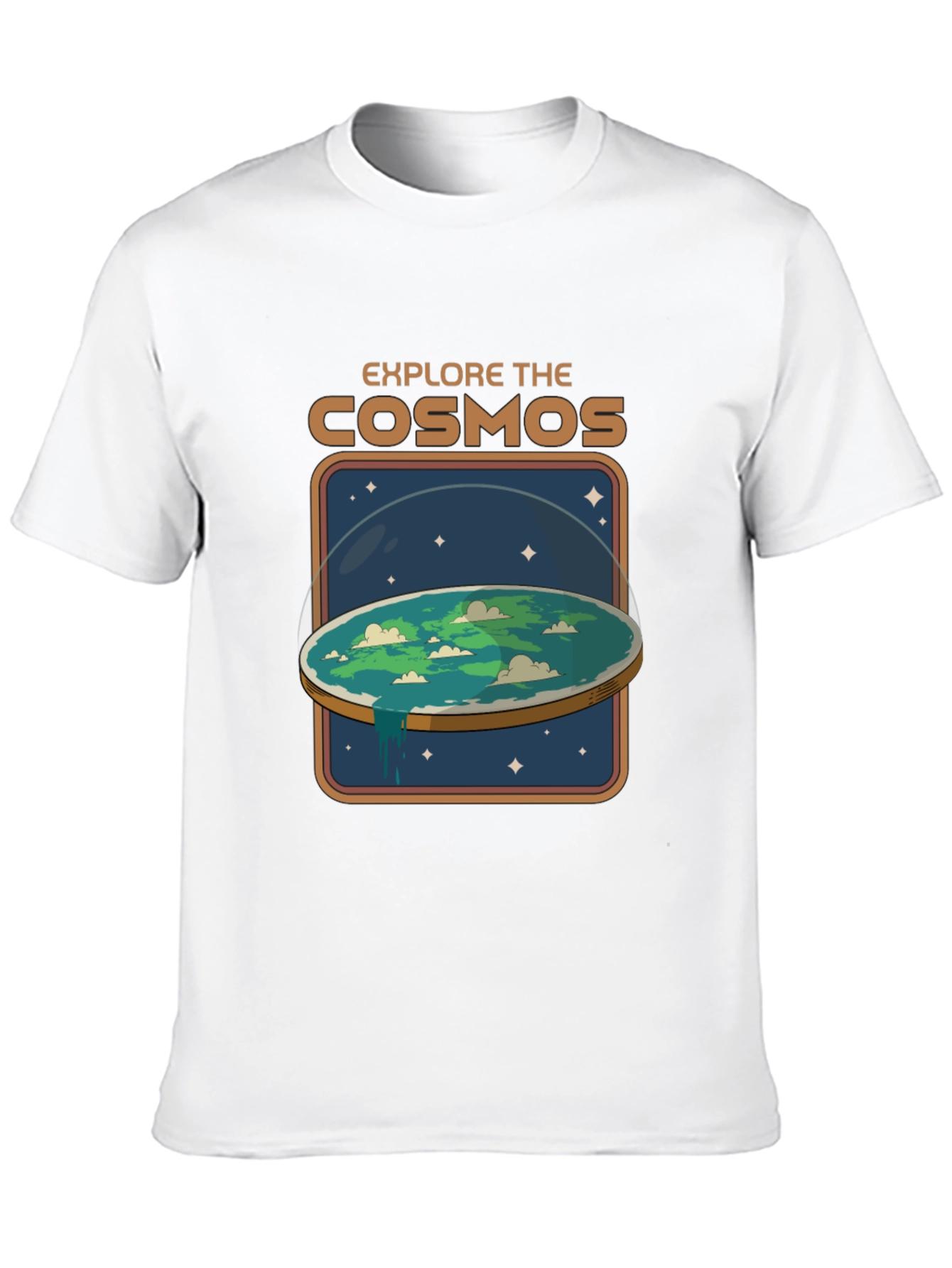 Explore The Cosmos Flat Earth T-Shirt