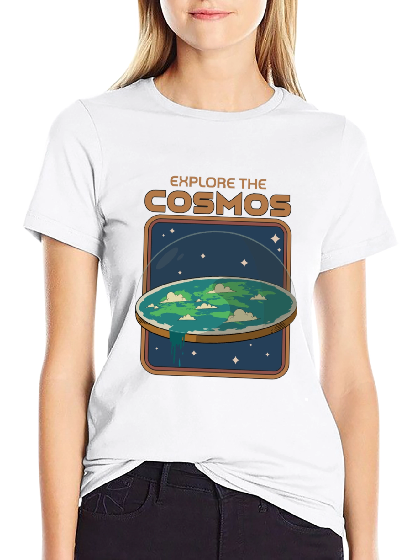 Explore The Cosmos Flat Earth T-Shirt