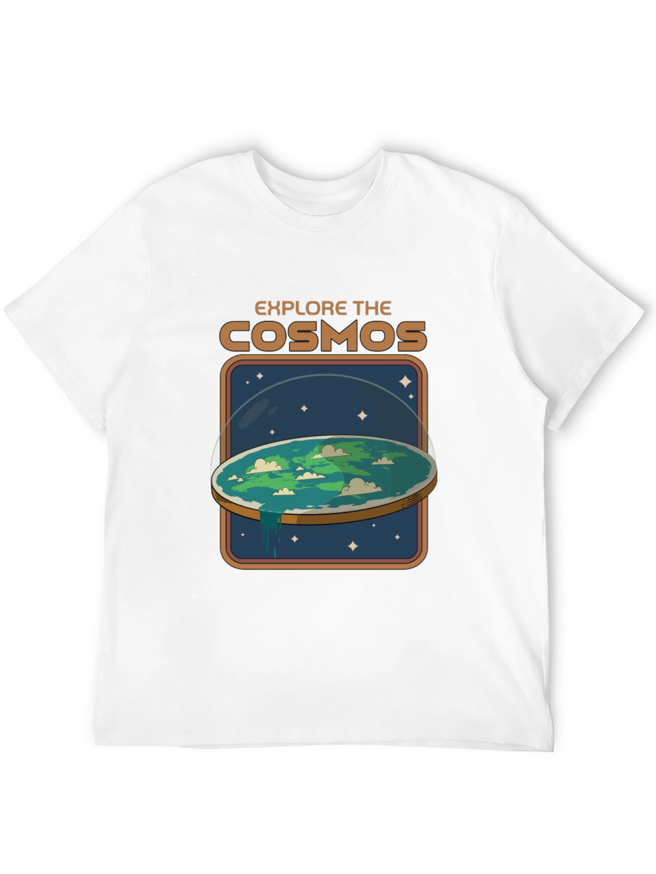 Explore The Cosmos Flat Earth T-Shirt