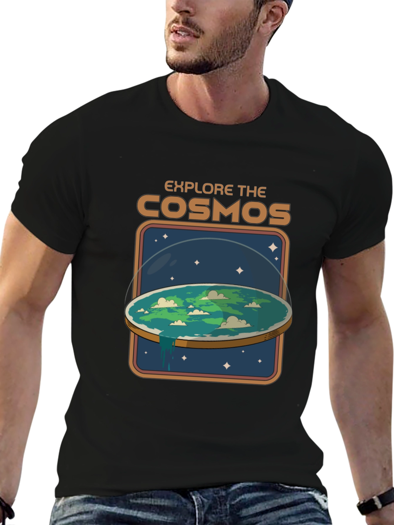 Explore The Cosmos Flat Earth T-Shirt