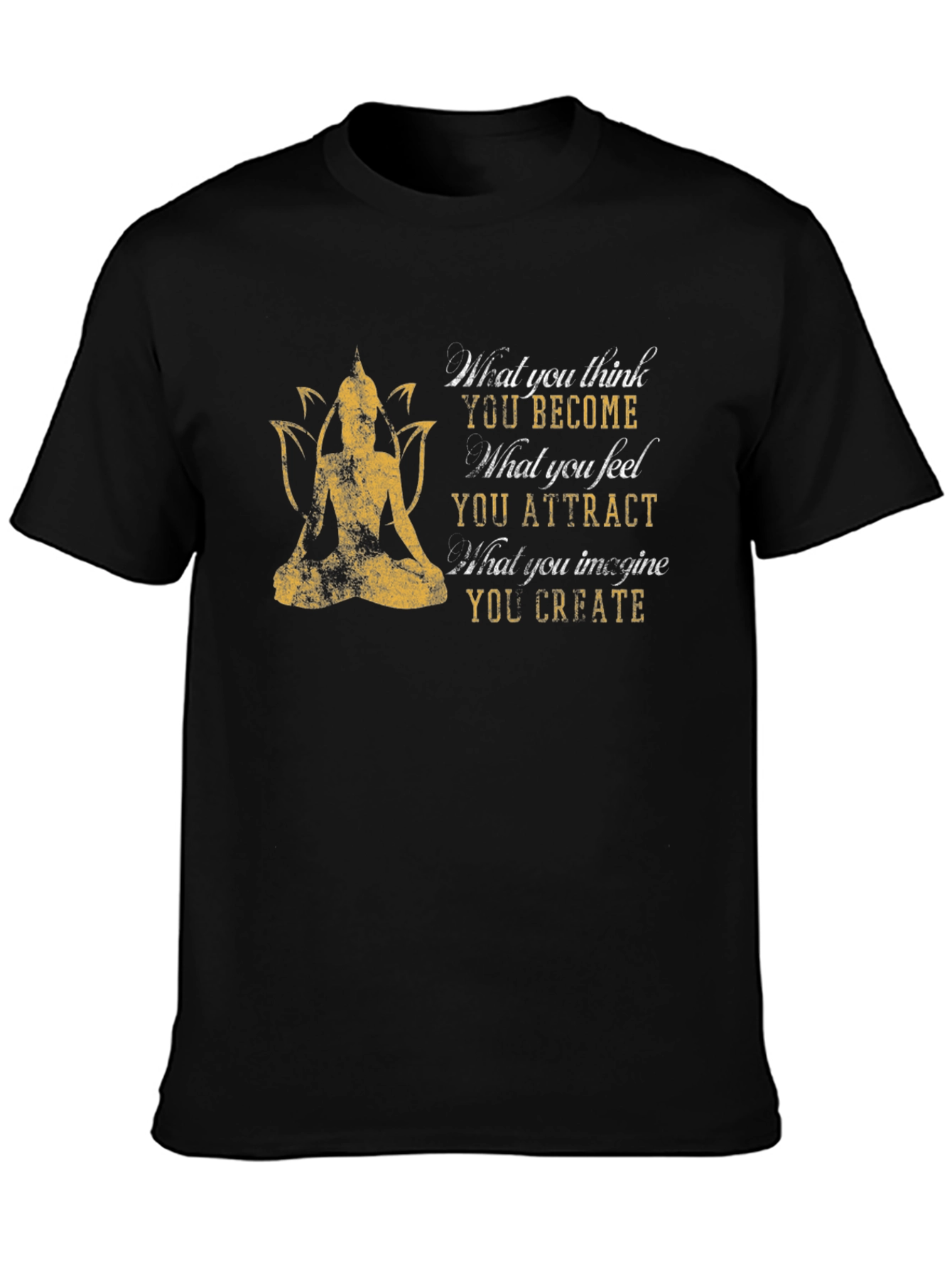Buddha Mindset T-Shirt - Positive Thinking Tee