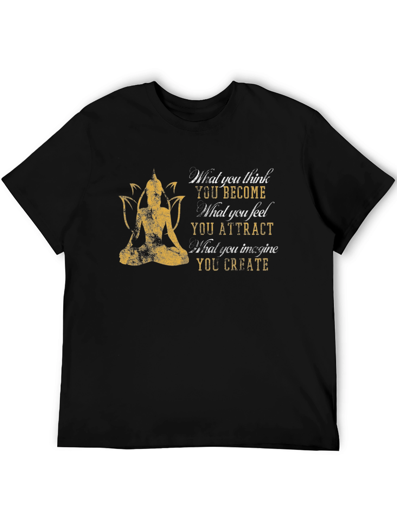 Buddha Mindset T-Shirt - Positive Thinking Tee