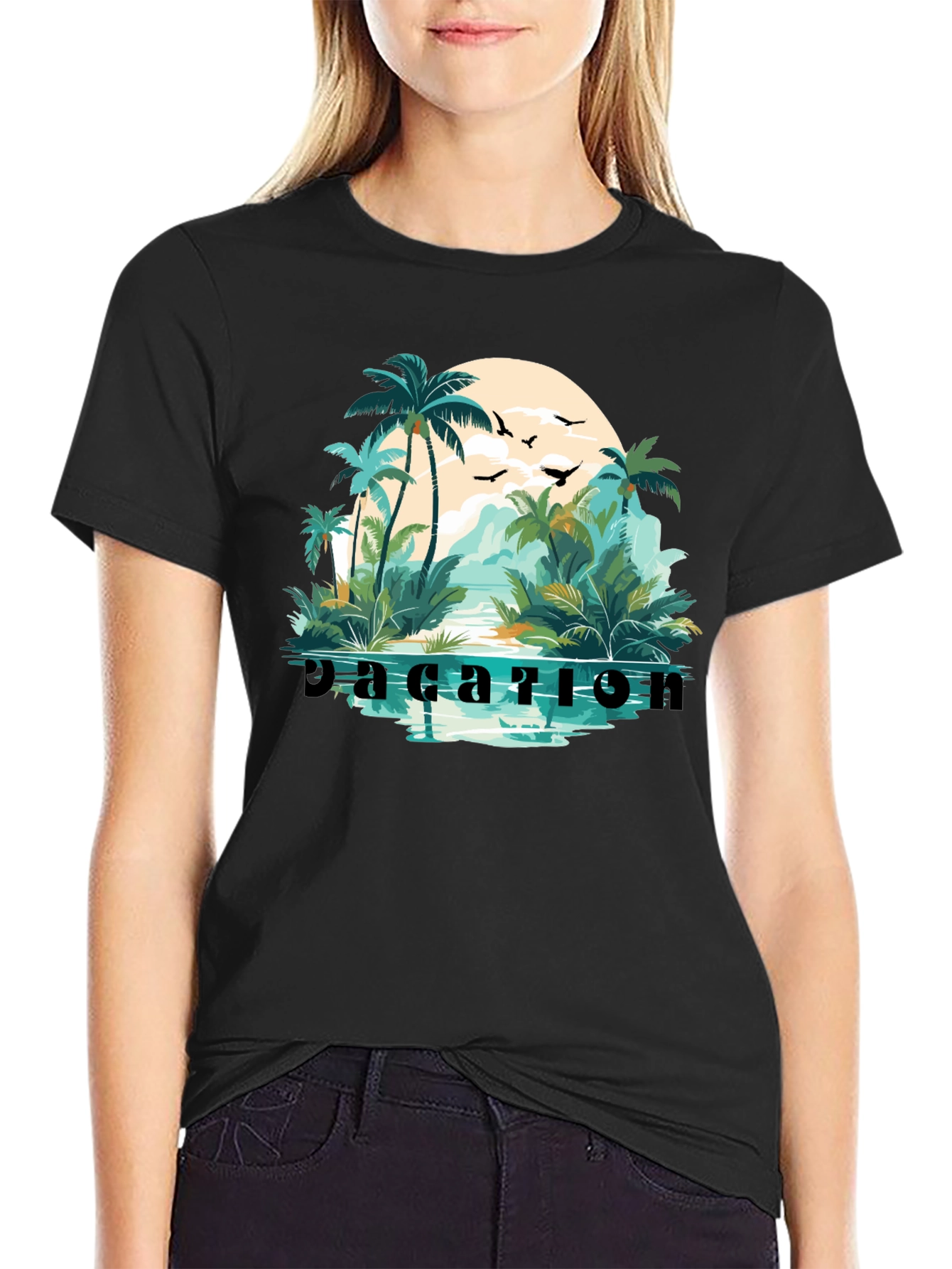 Vacation Paradise Graphic T-Shirt