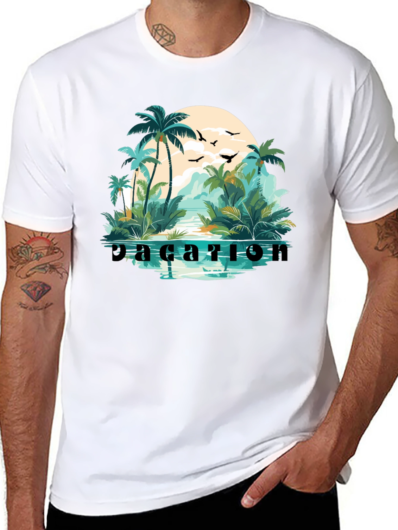 Vacation Paradise Graphic T-Shirt