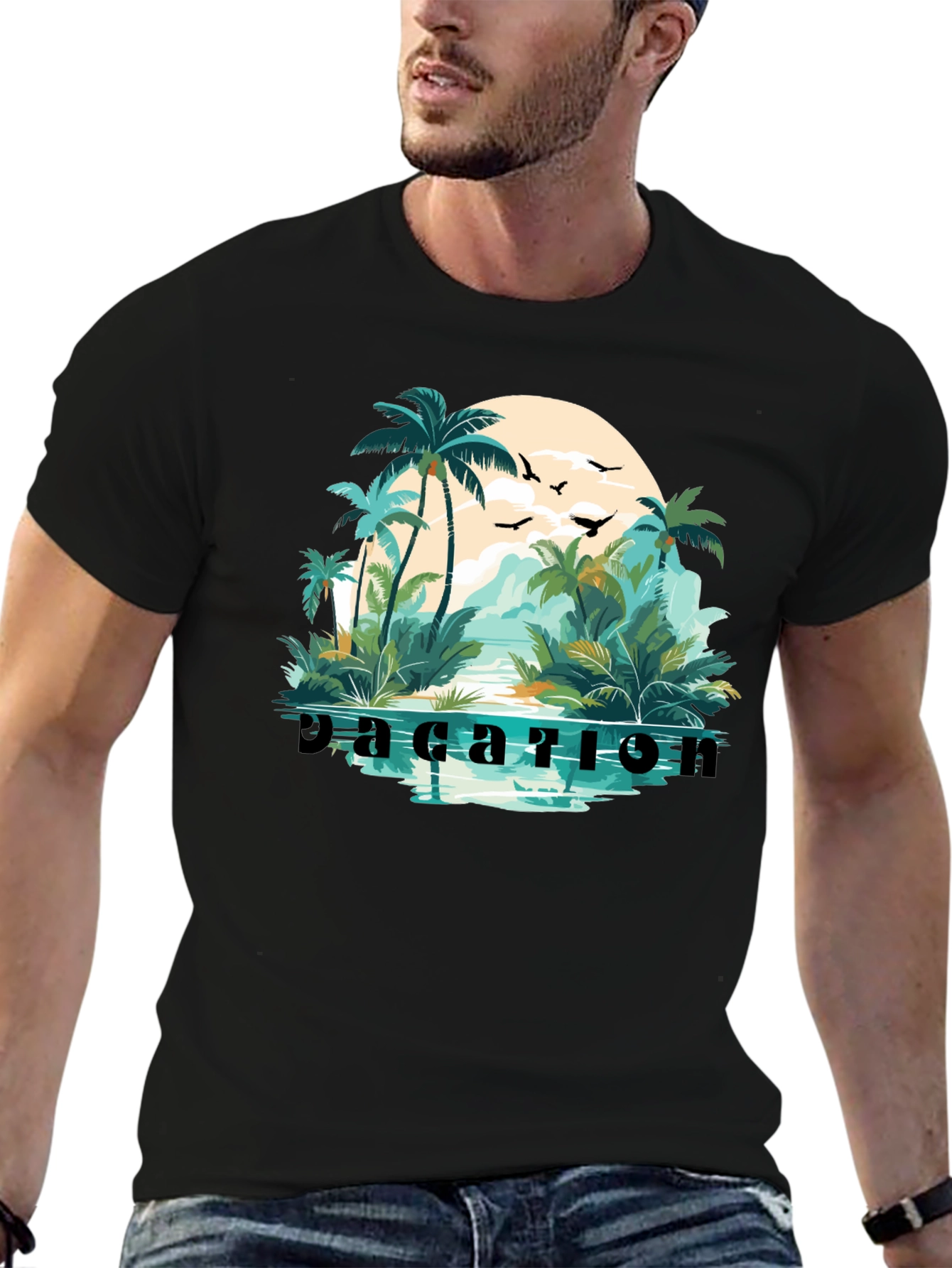 Vacation Paradise Graphic T-Shirt