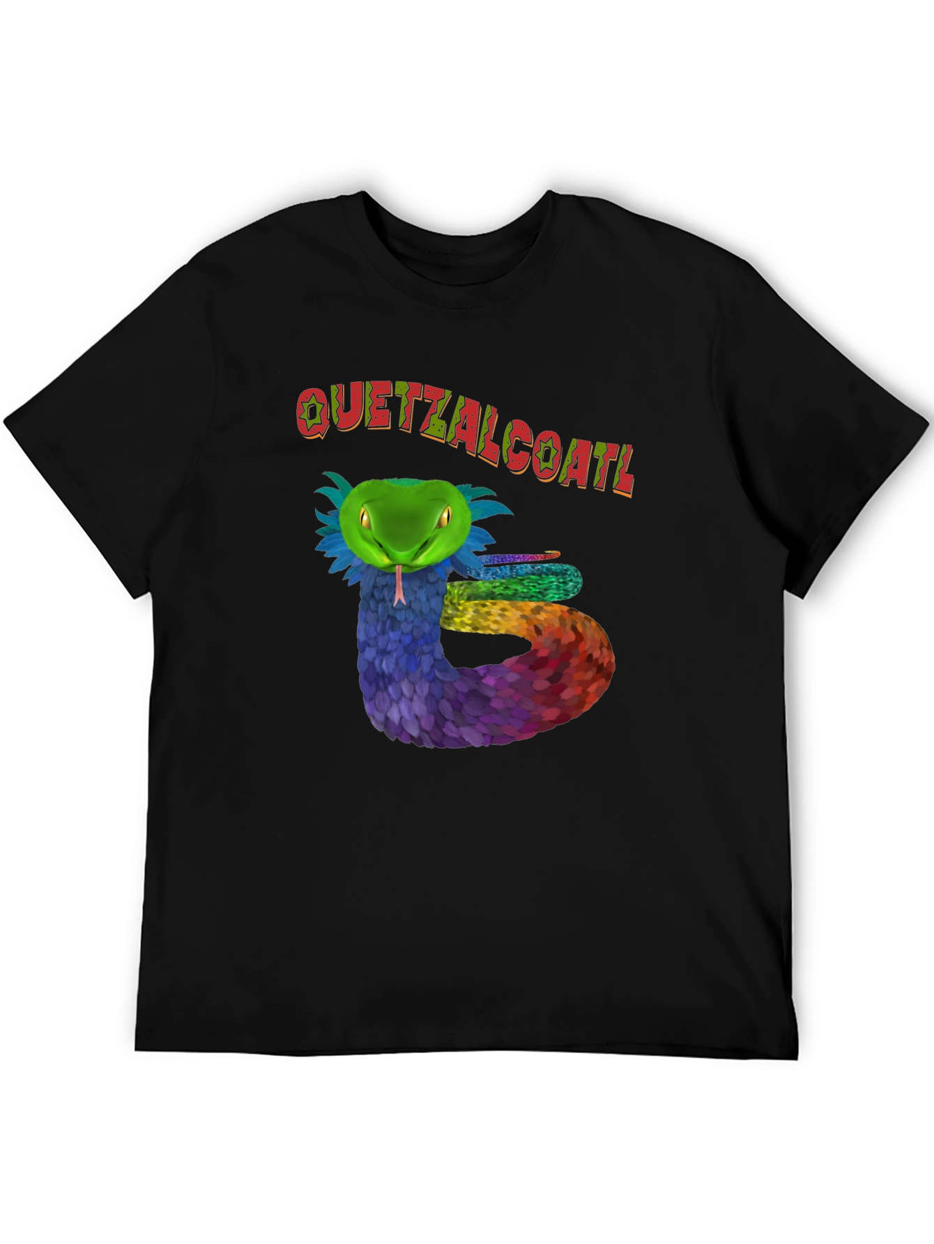 Quetzalcoatl Serpent Graphic T-Shirt