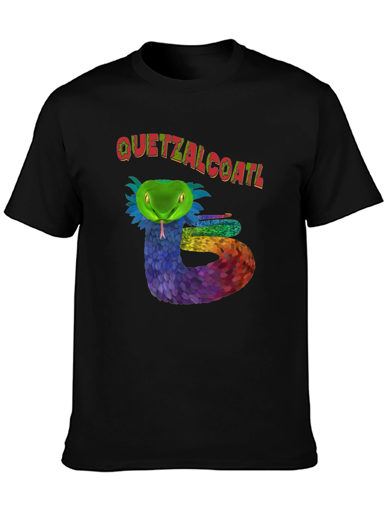 Quetzalcoatl Serpent Graphic T-Shirt
