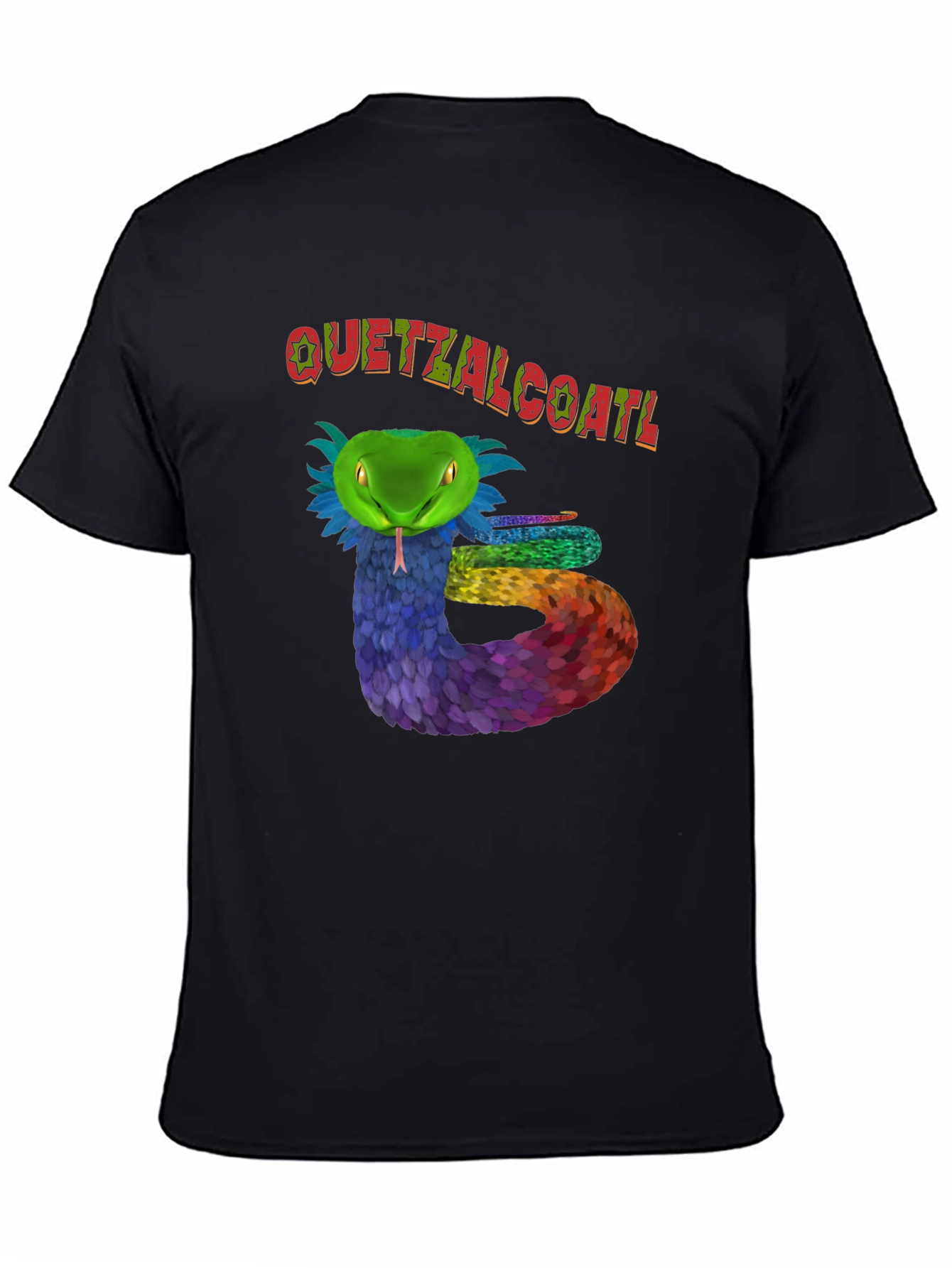 Quetzalcoatl Serpent Graphic T-Shirt