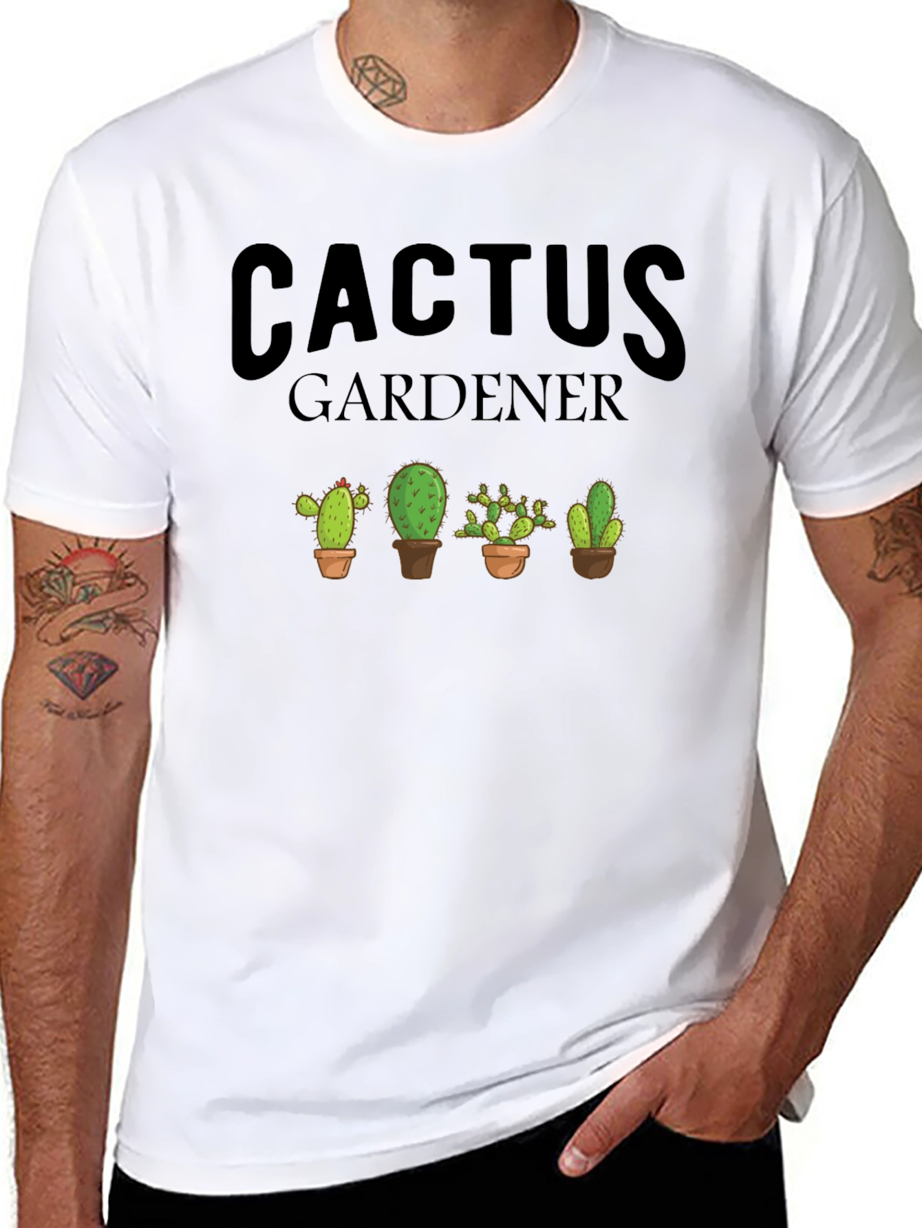 Cactus Gardener Graphic T-Shirt