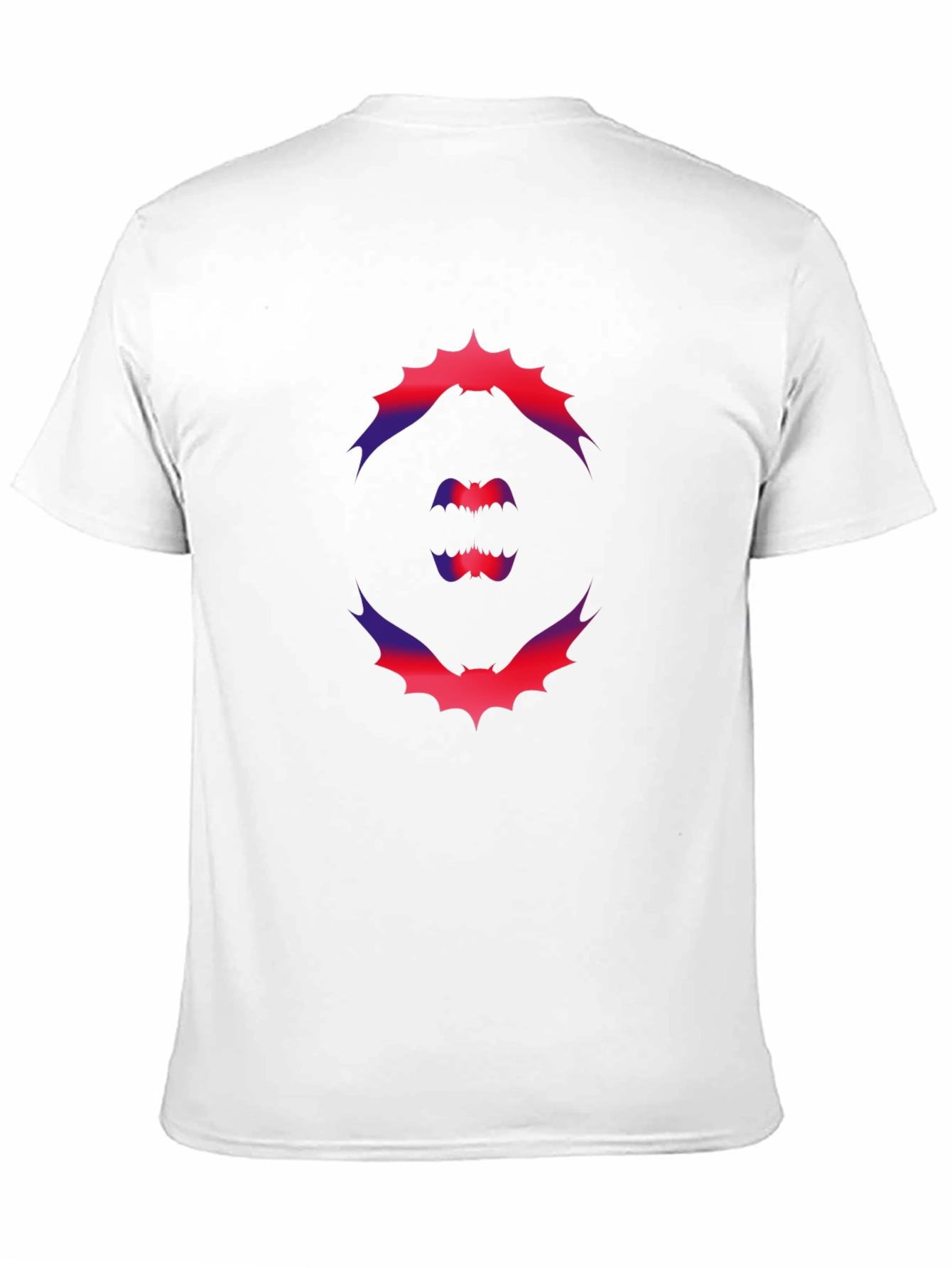 Bat Graphic Print Black T-Shirt