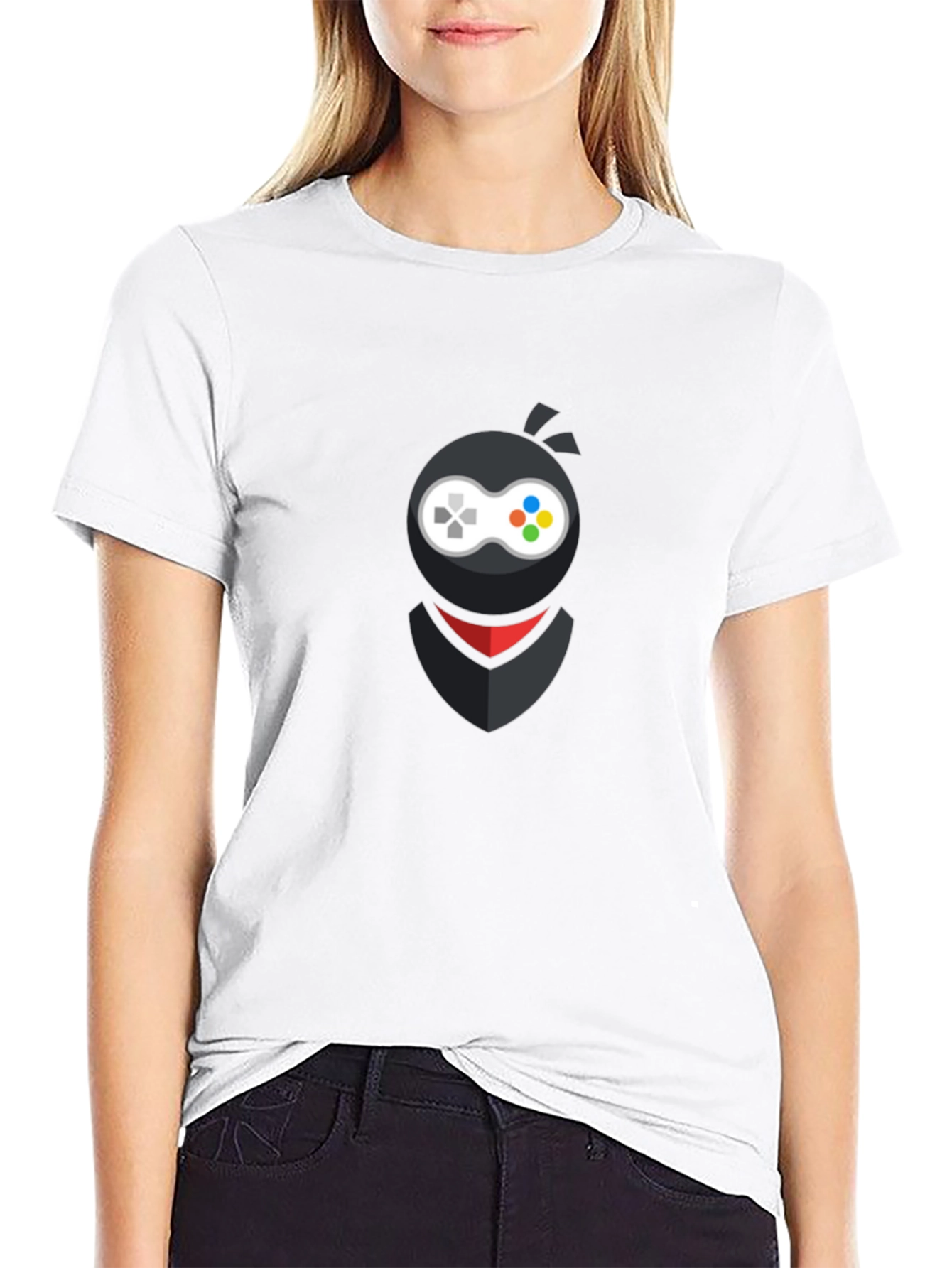 Gamer Ninja Black T-Shirt - Stealth Gaming Style
