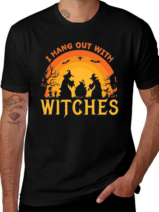 Halloween Witch T-Shirt - Hang Out With Witches