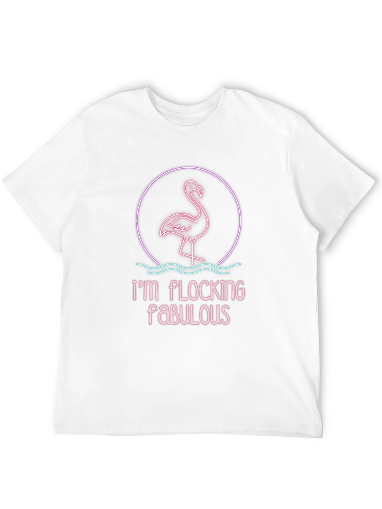 Flocking Fabulous Graphic Tee - Black Casual T-Shirt