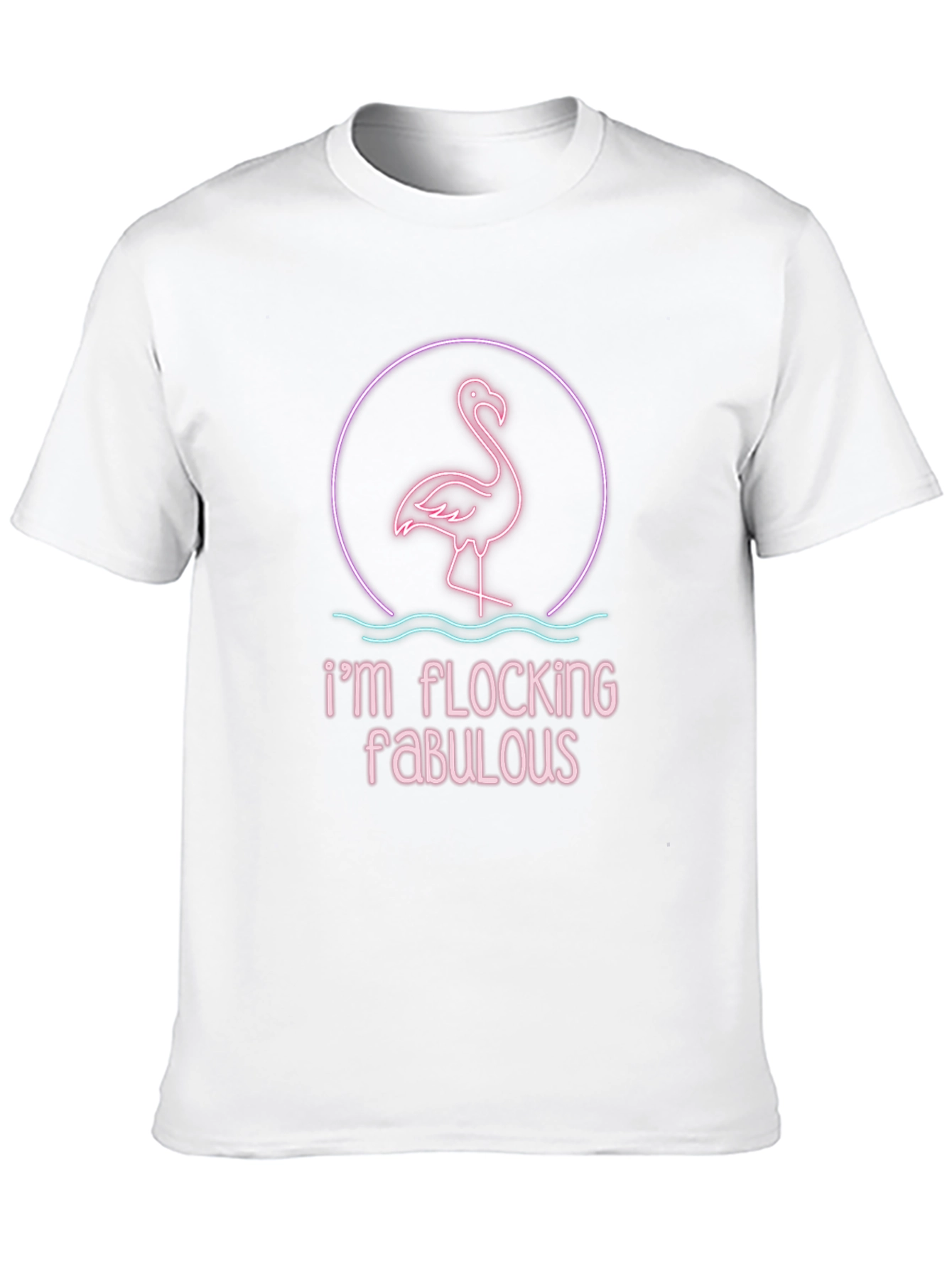 Flocking Fabulous Graphic Tee - Black Casual T-Shirt