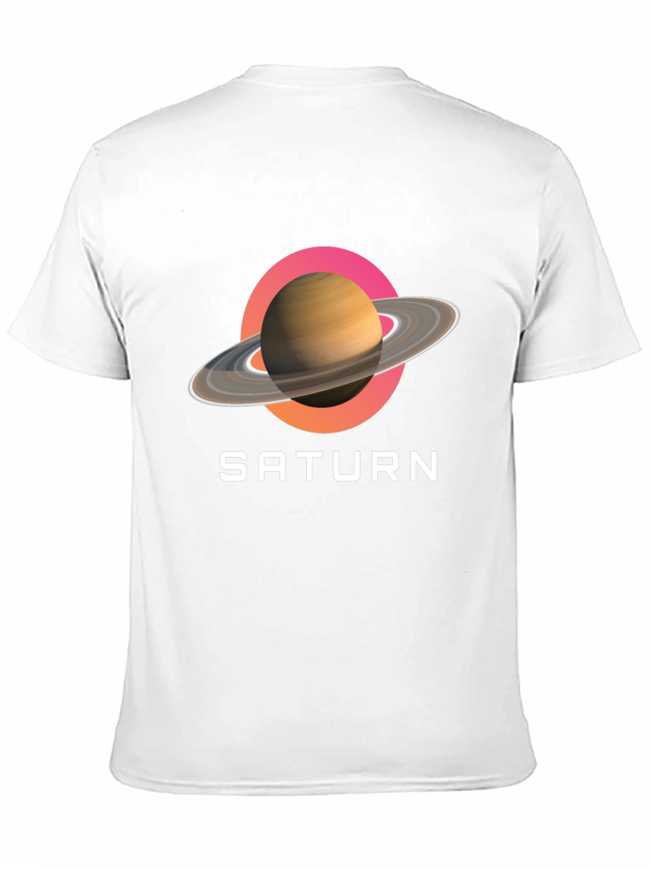 Saturn Graphic Tee - Stylish Space Design