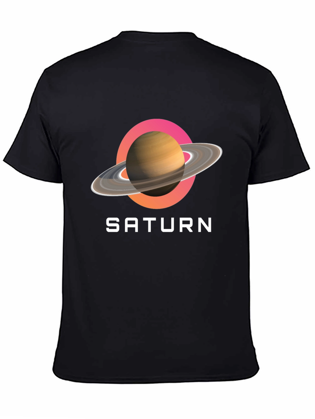 Saturn Graphic Tee - Stylish Space Design