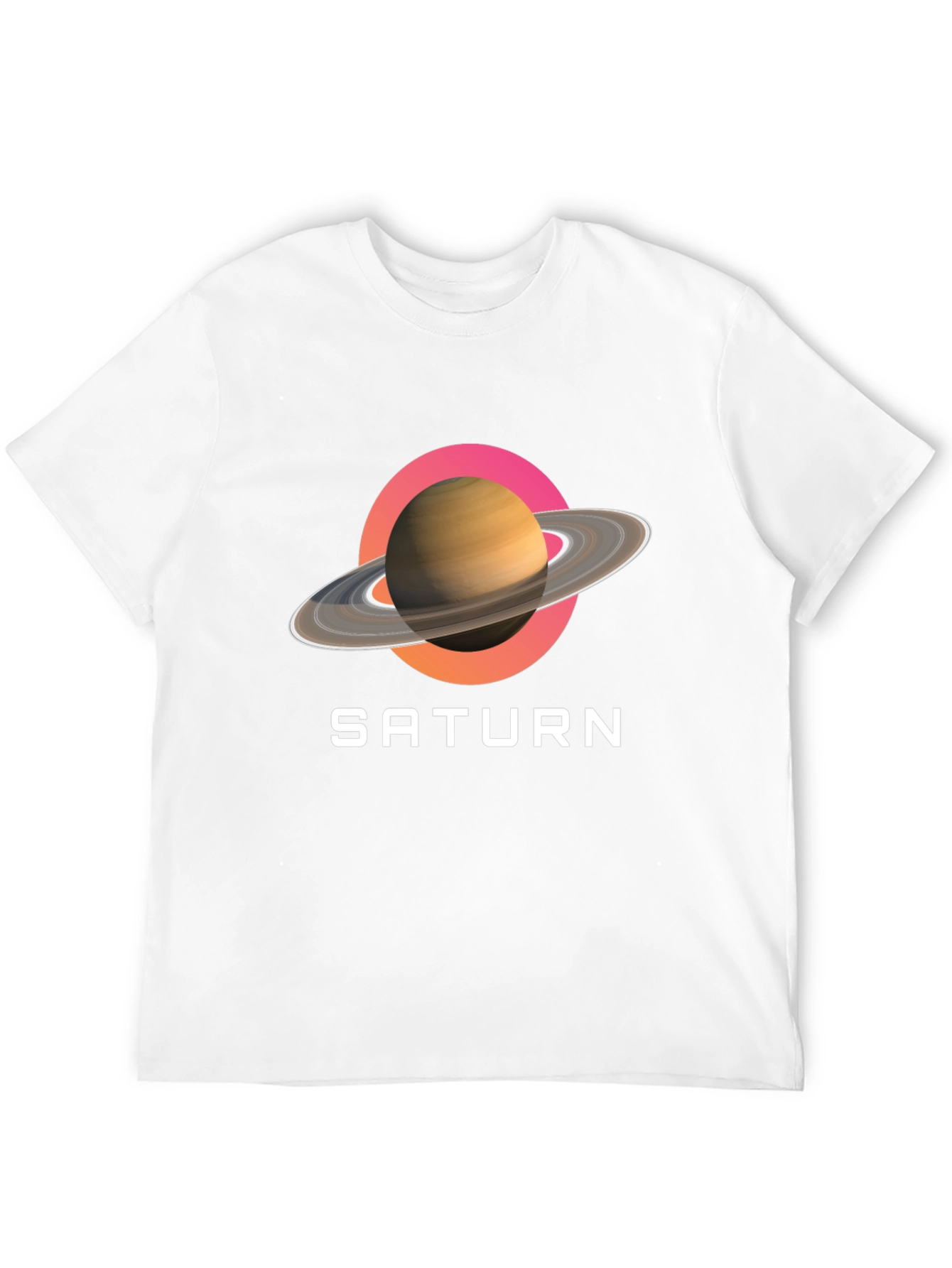 Saturn Graphic Tee - Stylish Space Design