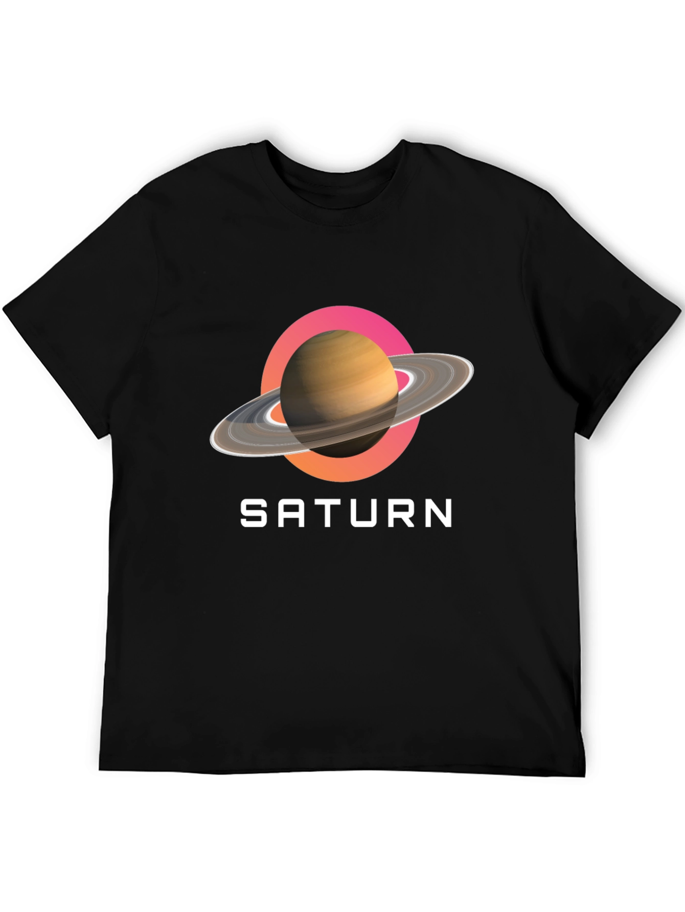 Saturn Graphic Tee - Stylish Space Design