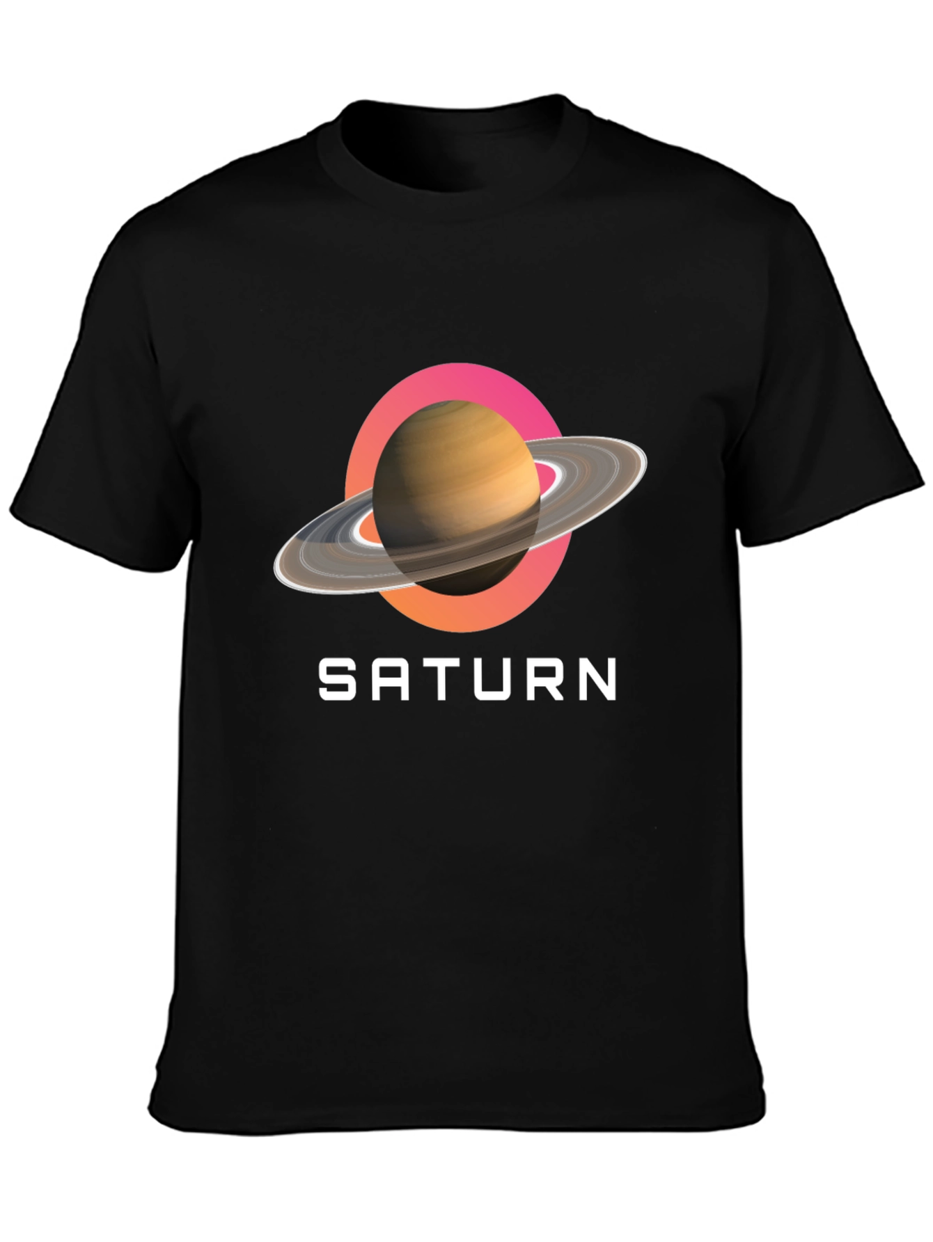 Saturn Graphic Tee - Stylish Space Design