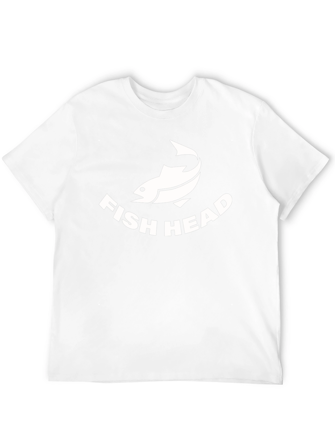 Funny Fish Head T-Shirt - Black Cotton Tee