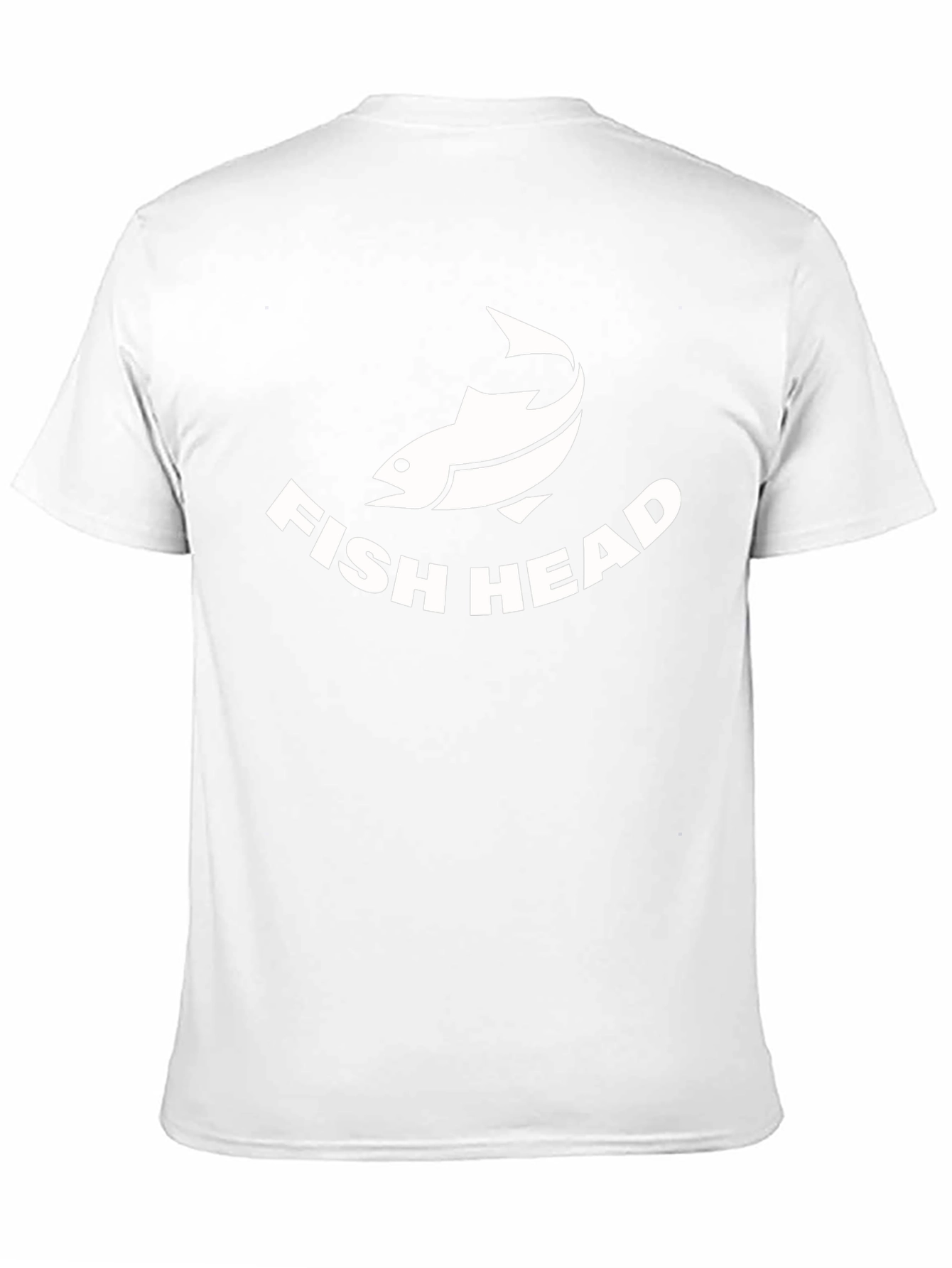 Funny Fish Head T-Shirt - Black Cotton Tee