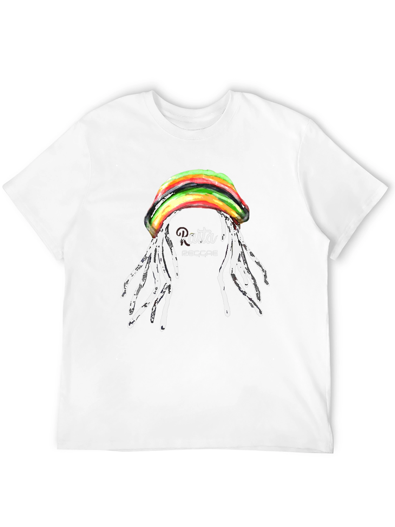 Rasta Reggae Graphic Black T-Shirt