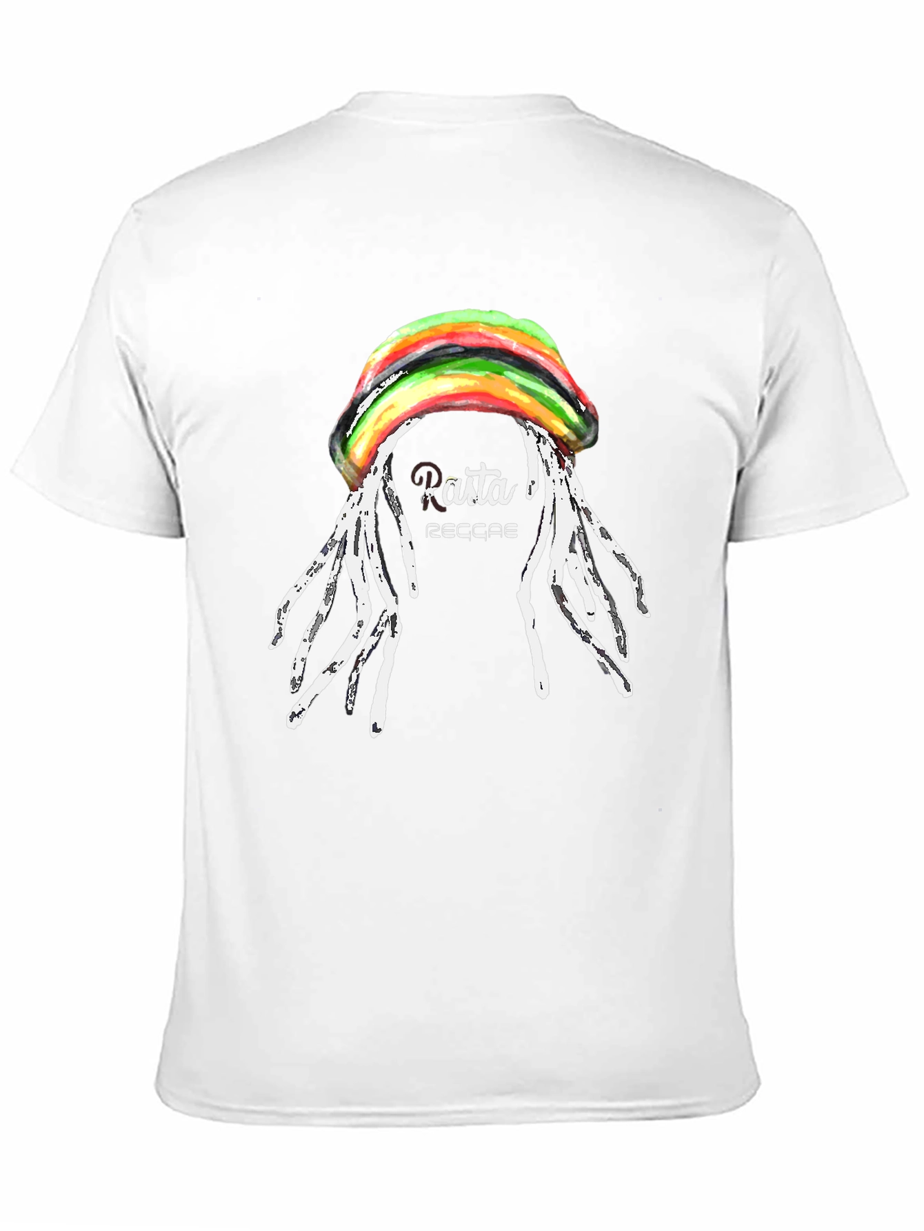 Rasta Reggae Graphic Black T-Shirt