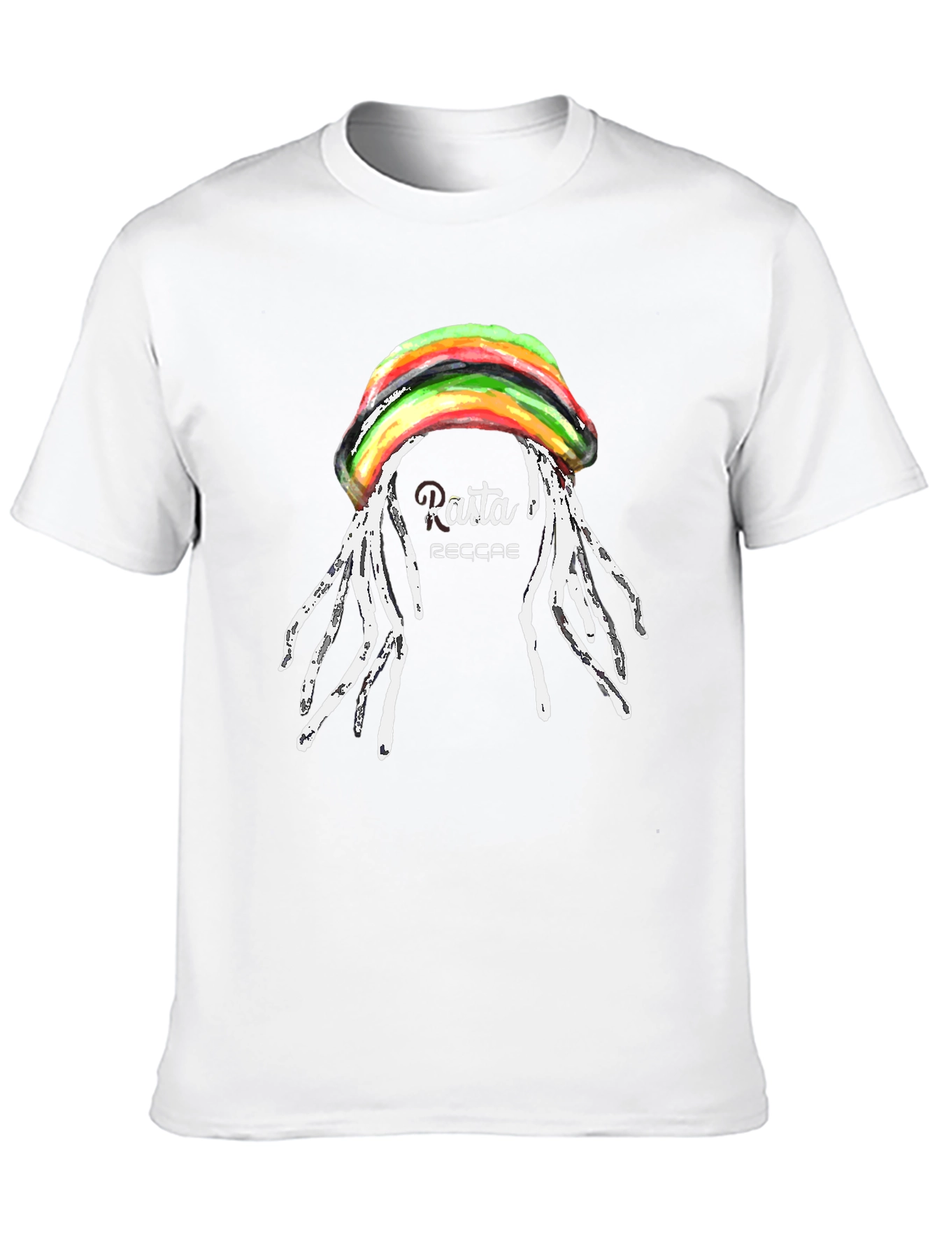 Rasta Reggae Graphic Black T-Shirt