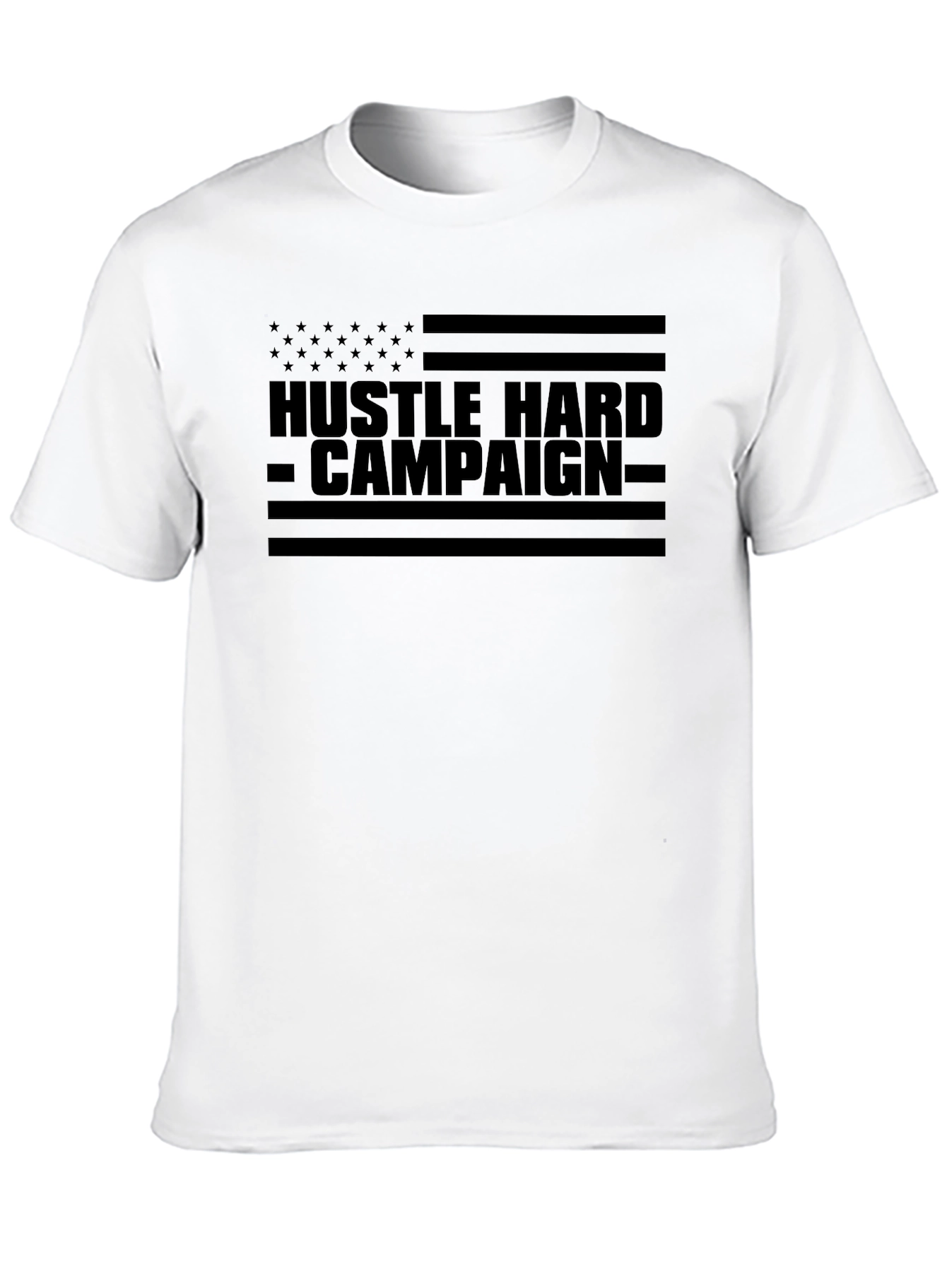 Hustle Hard Campaign Graphic Tee