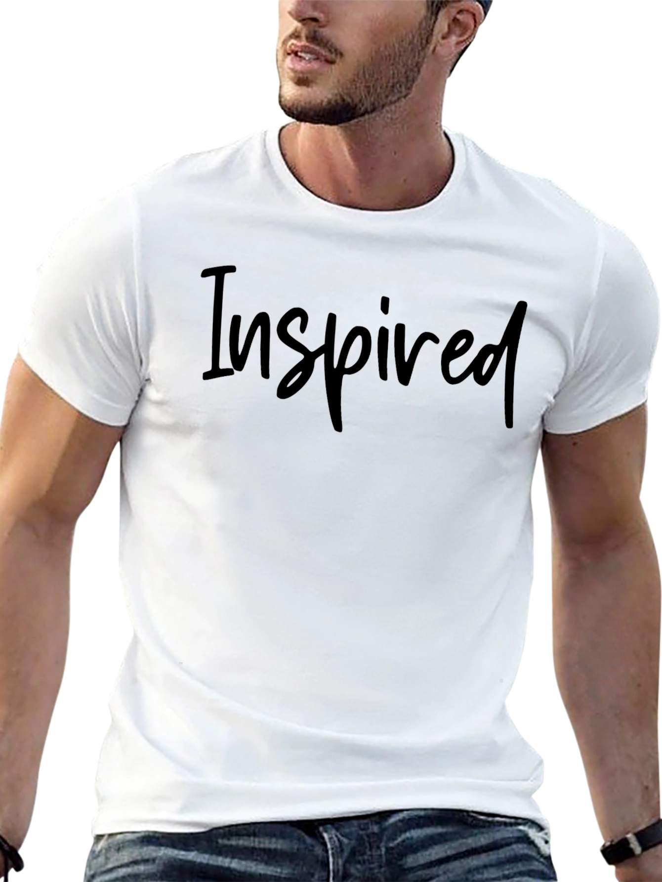 Inspired Graphic Tee - Modern Minimalist Design