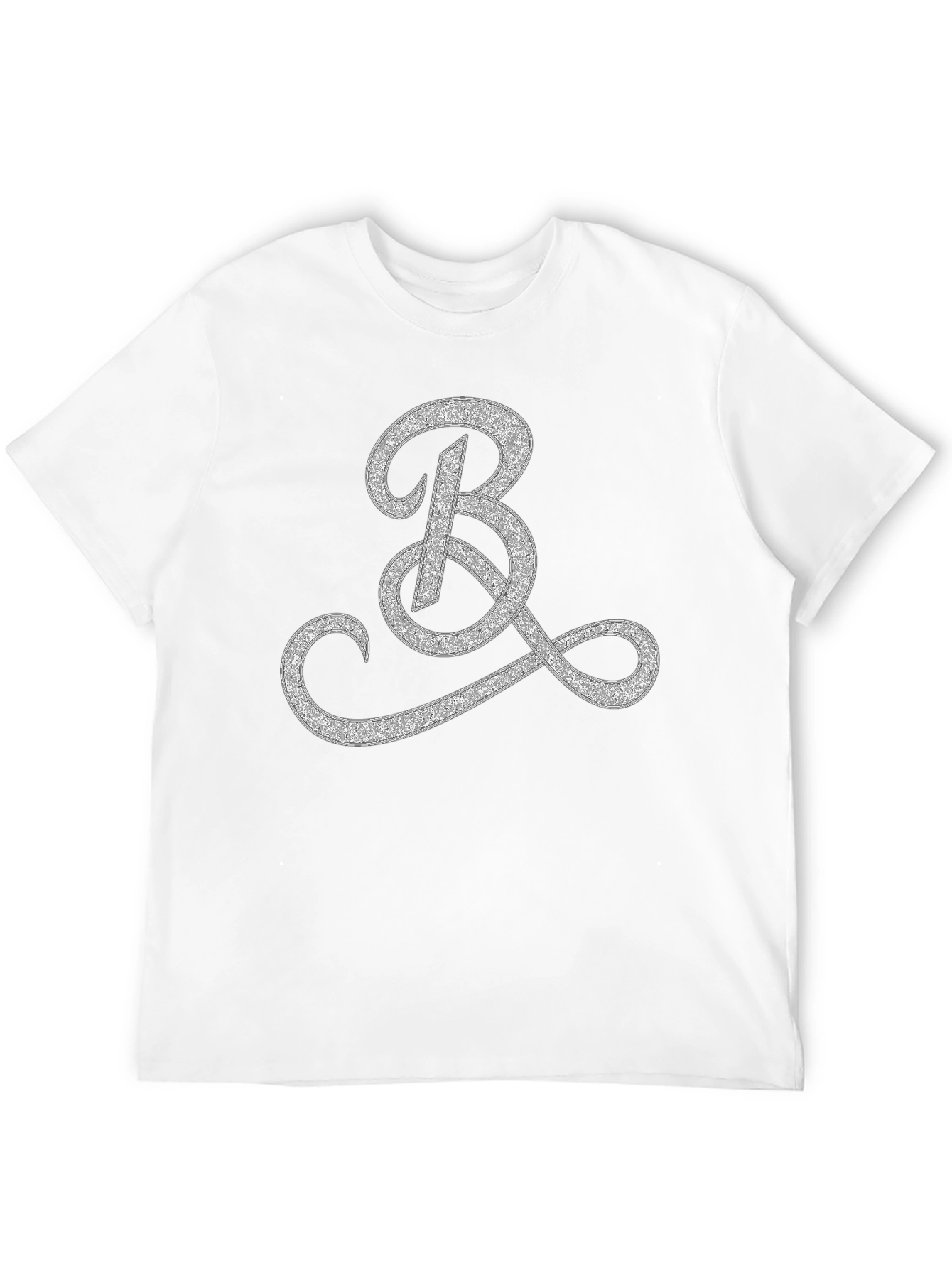 Elegant Initial B Graphic T-Shirt
