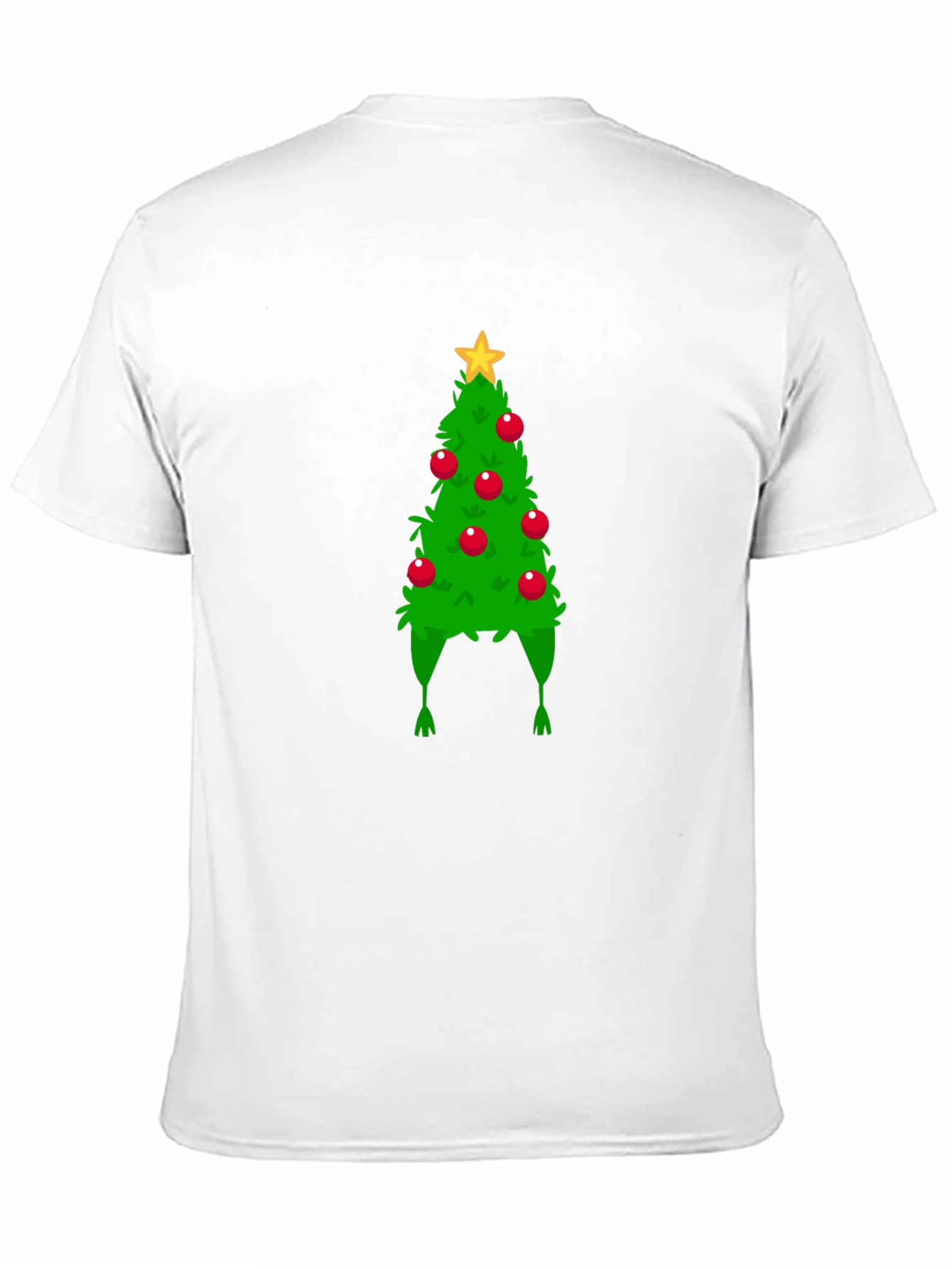 Christmas Tree Hat Graphic Tee - Holiday Fun!