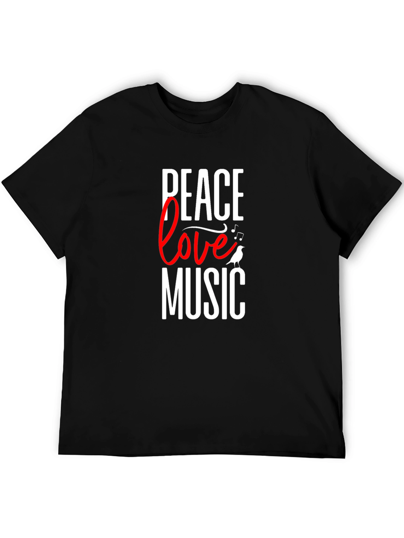 Peace Love Music Graphic Tee