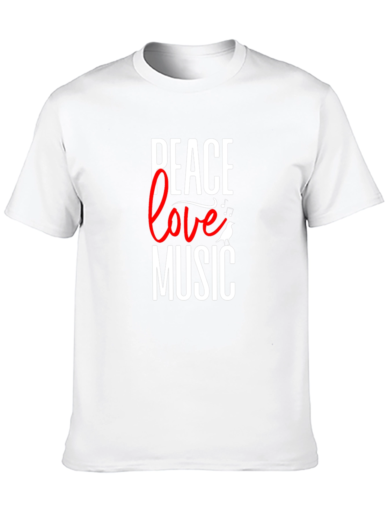 Peace Love Music Graphic Tee