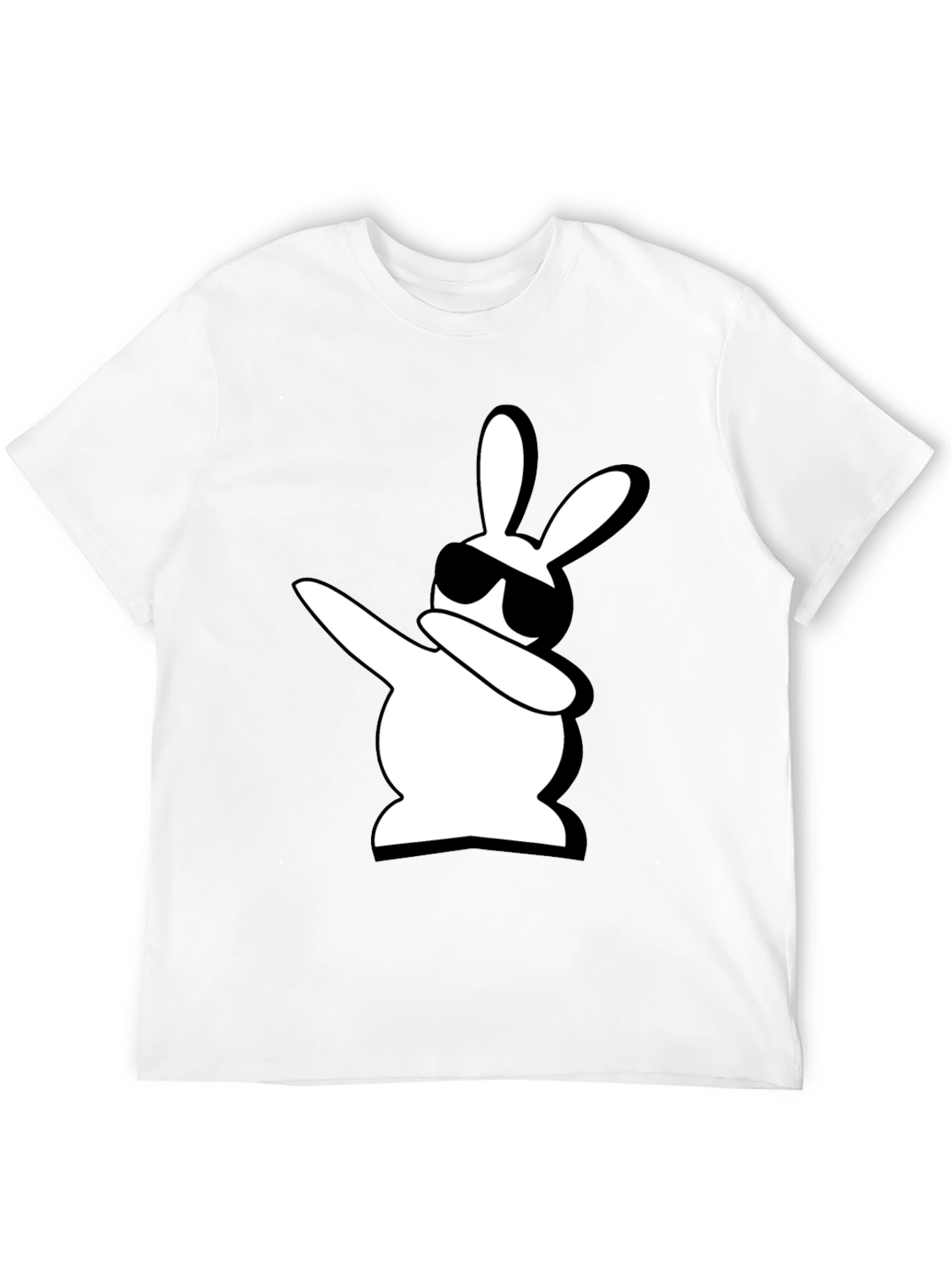 Dabbing Bunny T-Shirt - Cool Easter Tee