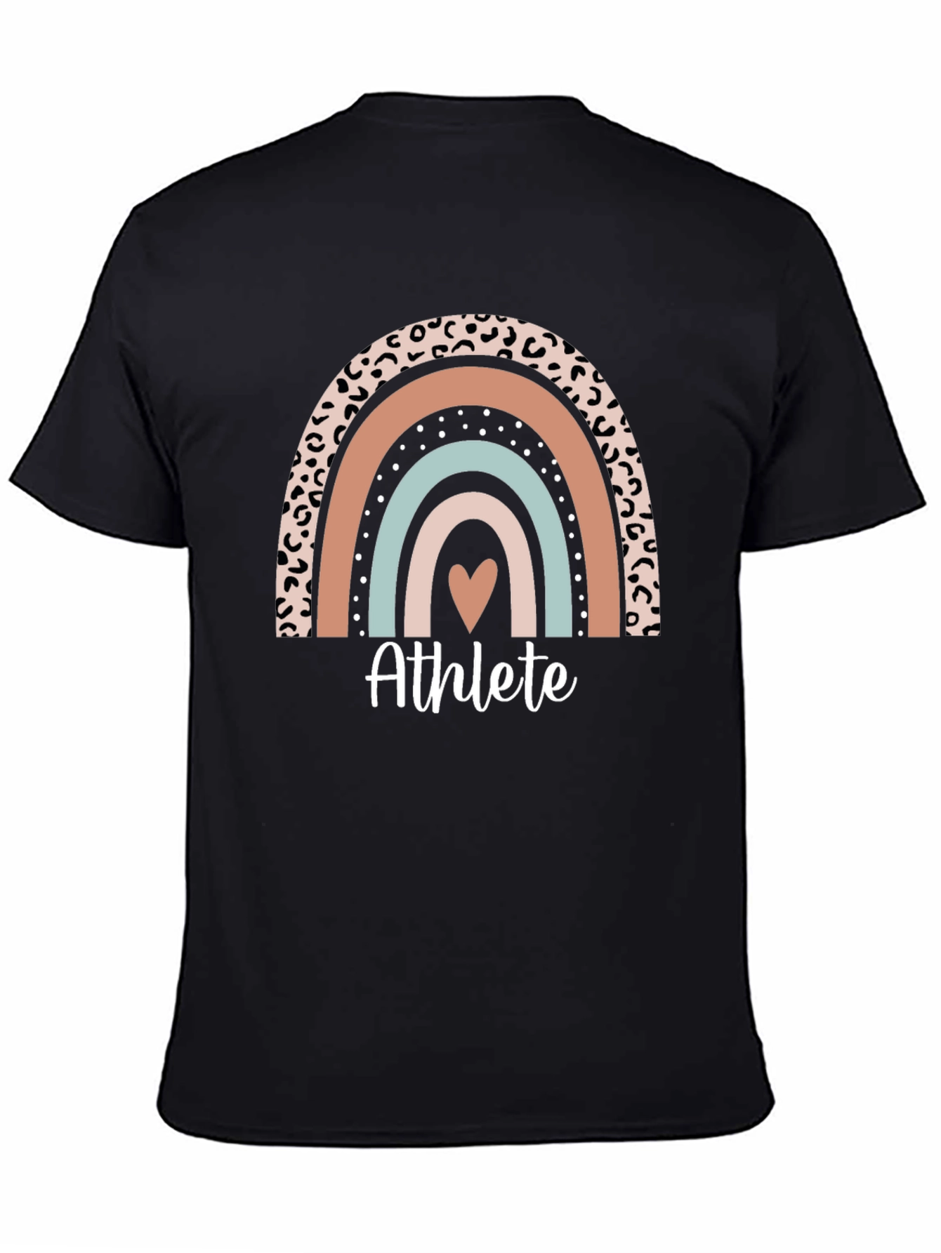 Athlete Rainbow Heart T-Shirt - Unisex